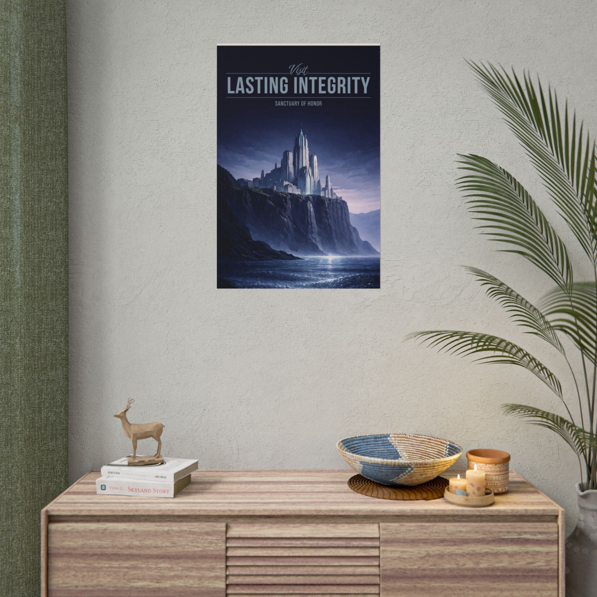 Lasting Integrity Travel Poster