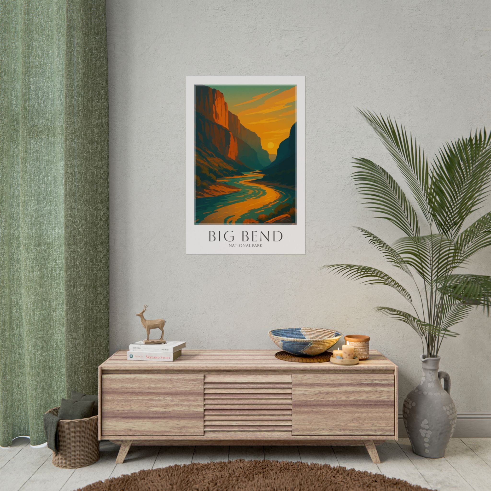 BIG BEND * Travel Poster * National Park Wall Art
