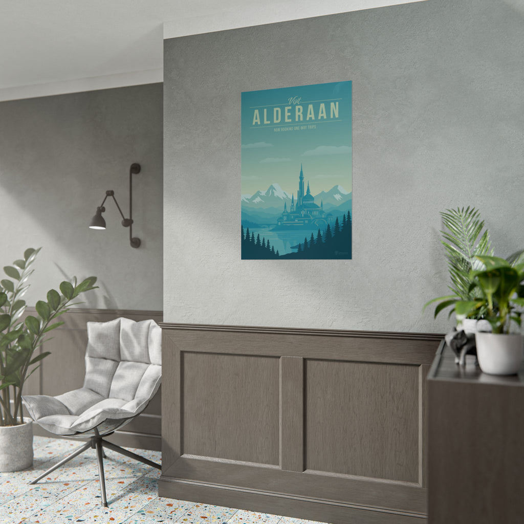 Alderaan Travel Poster