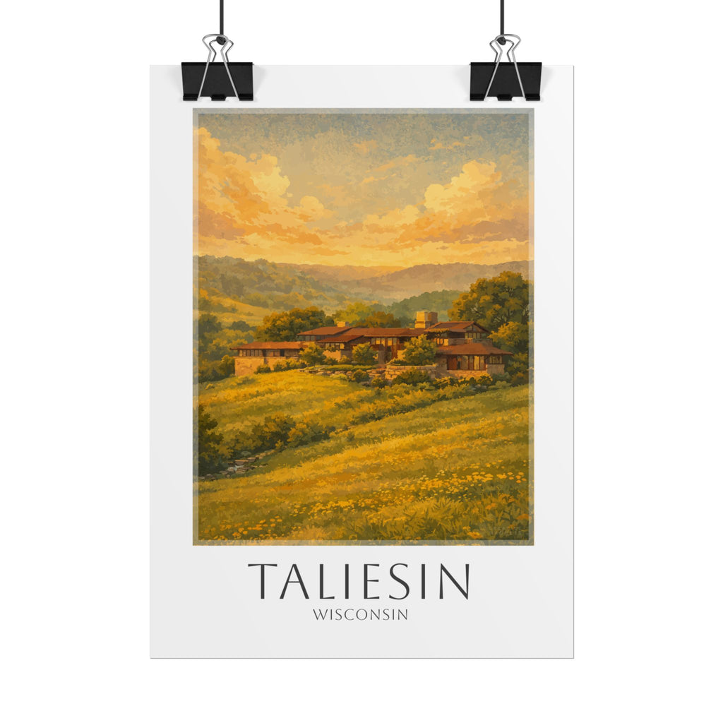Taliesin Travel Poster