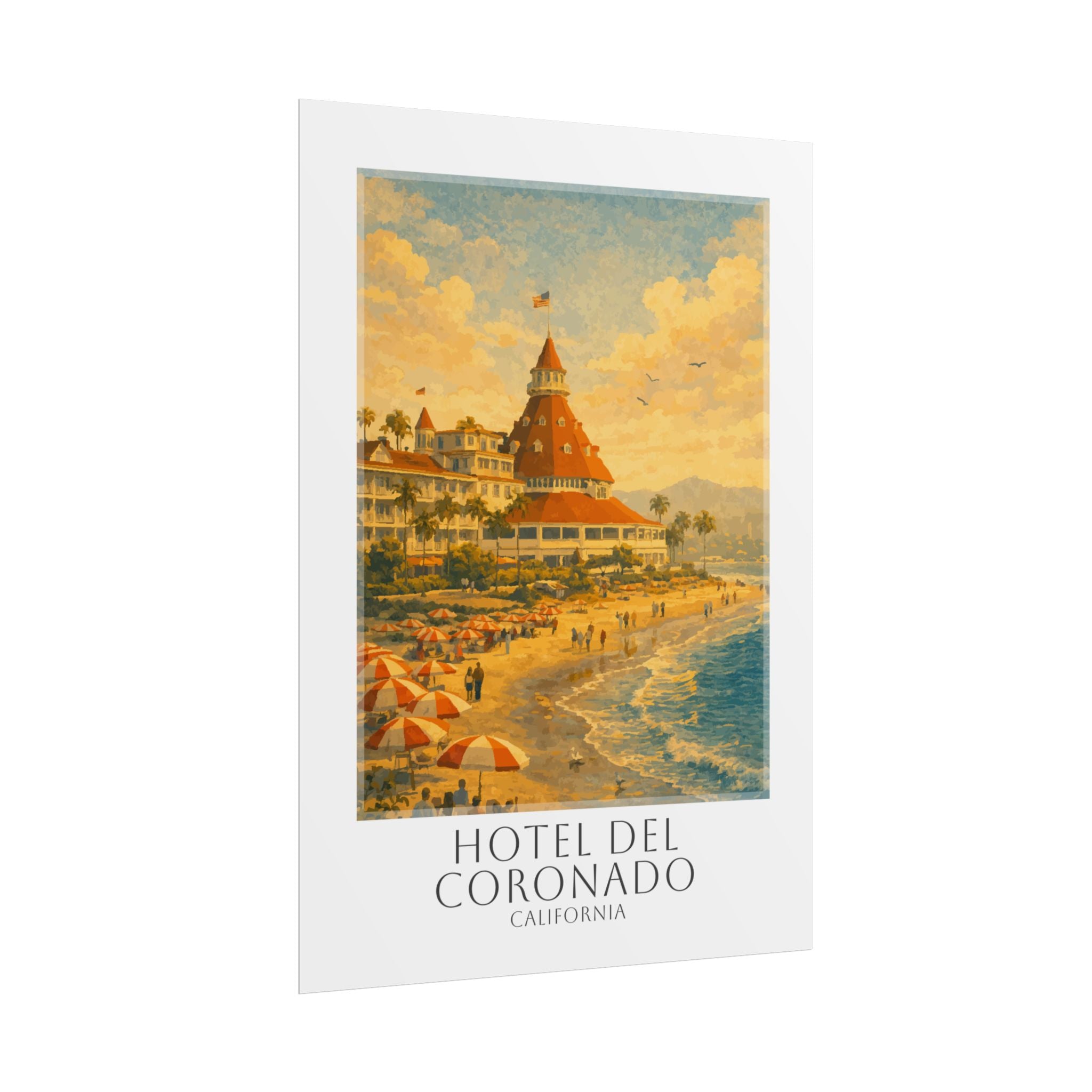 Hotel Del Coronado Travel Poster
