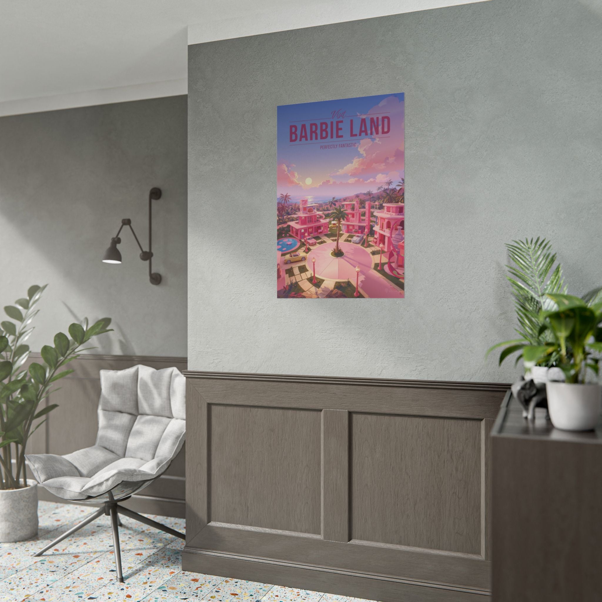 Barbie Land Travel Poster