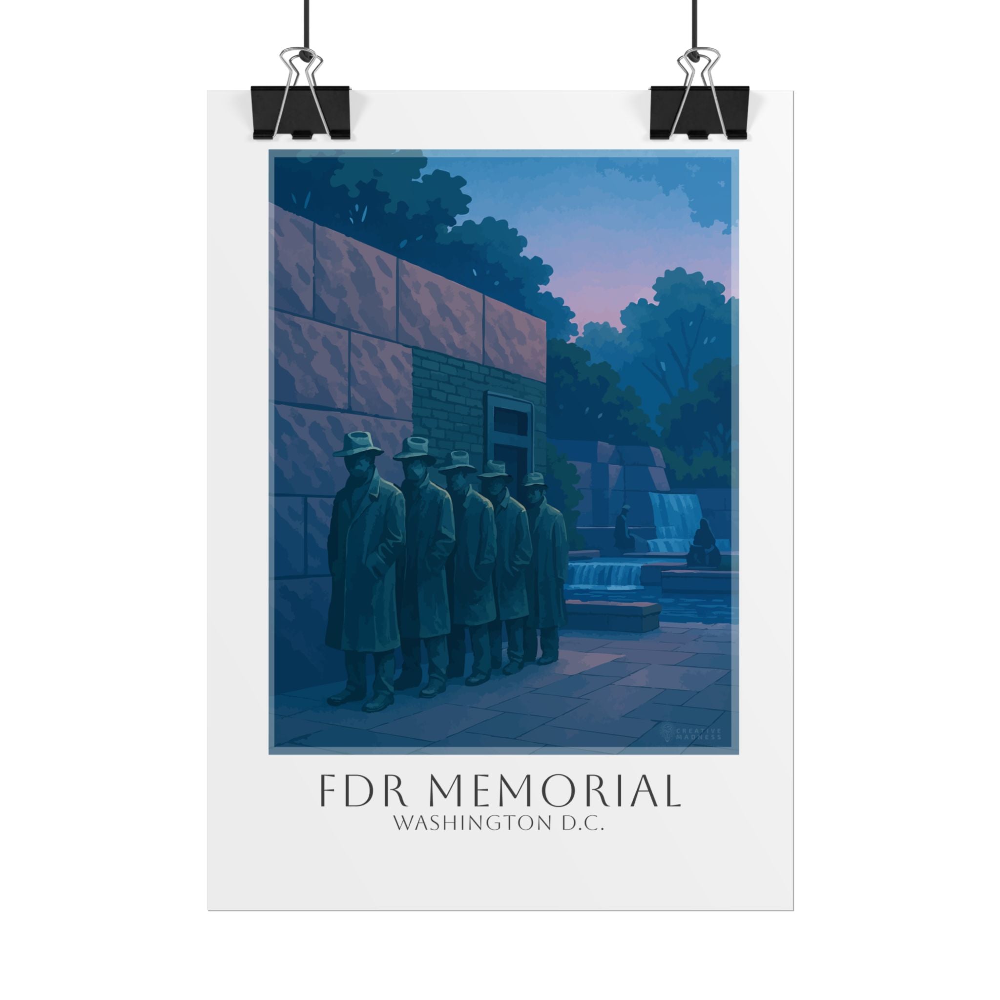 Fdr Memorial Travel Poster