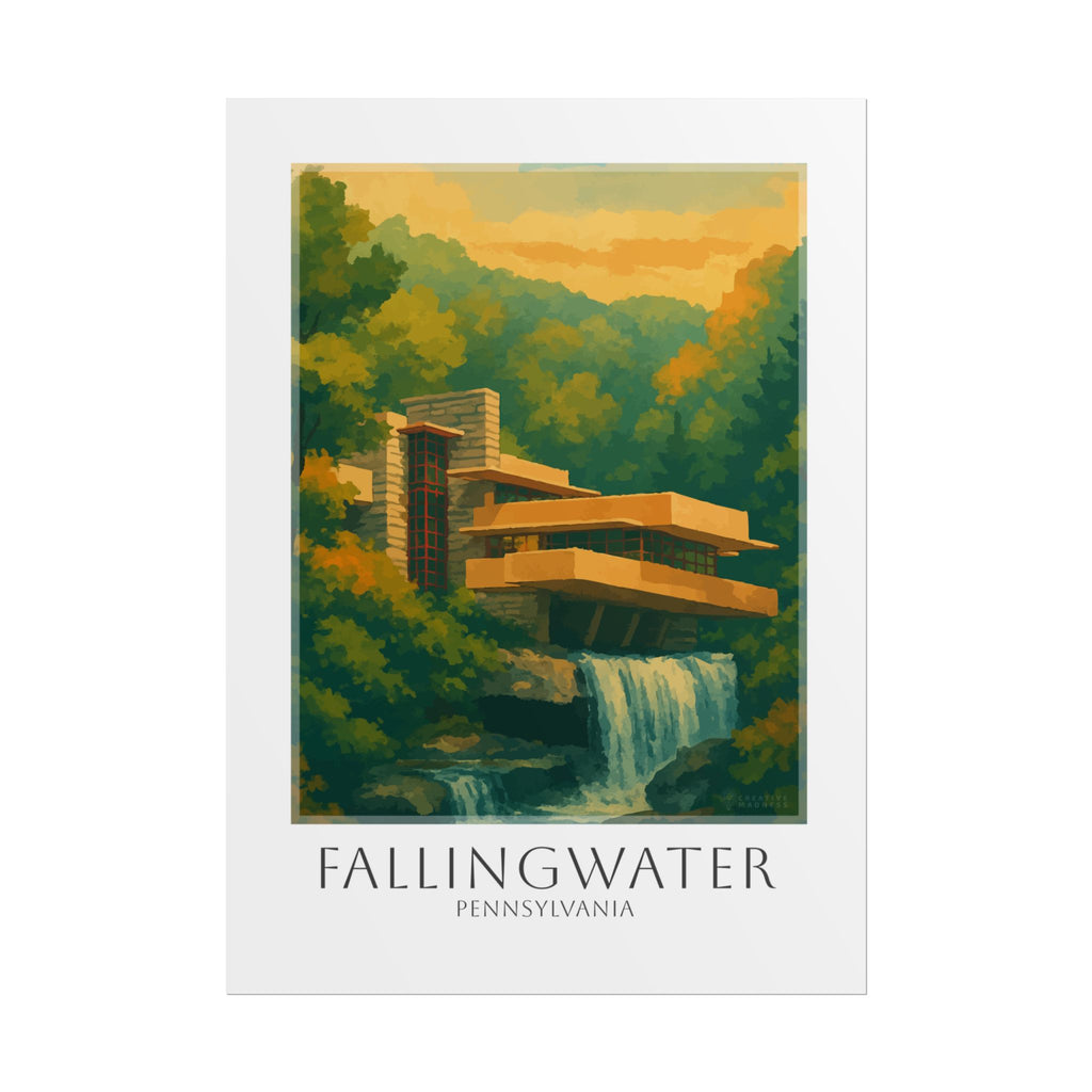 Fallingwater Travel Poster