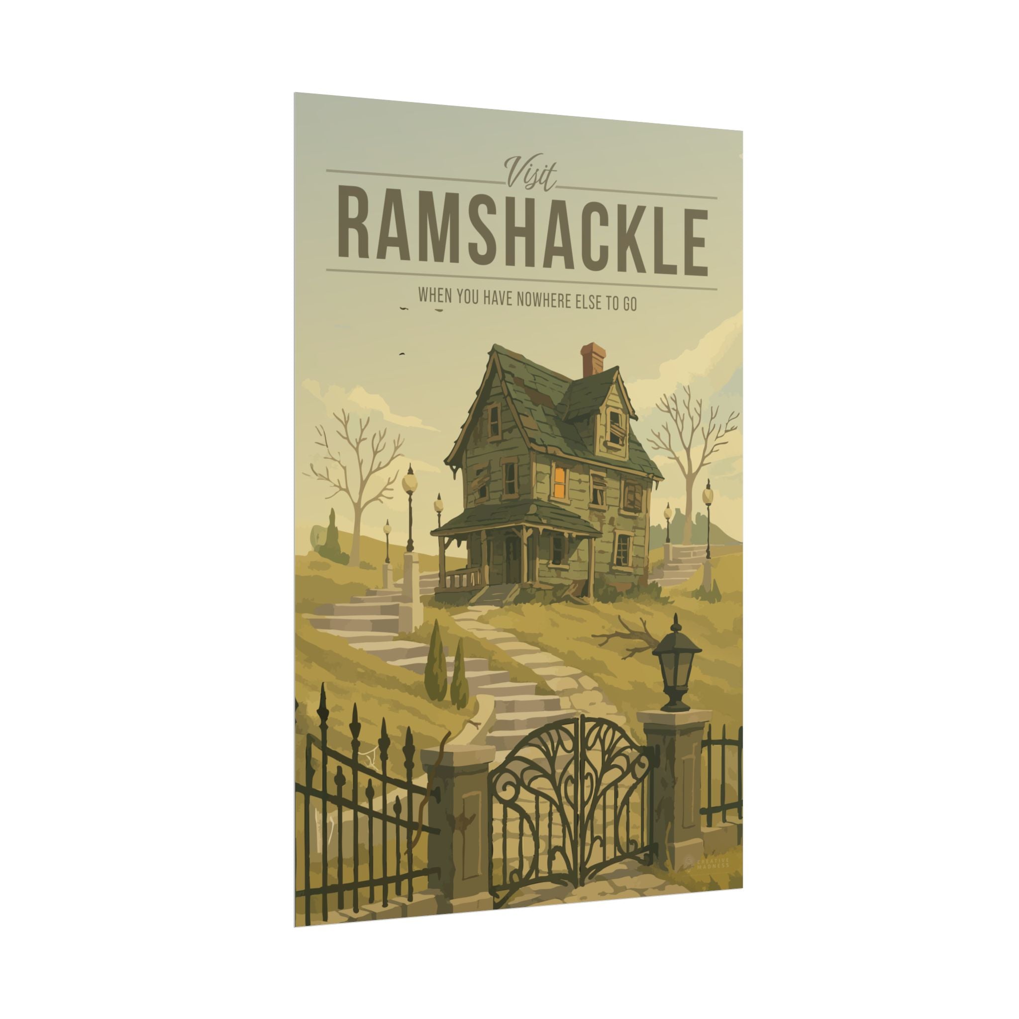 Ramshackle Travel Poster