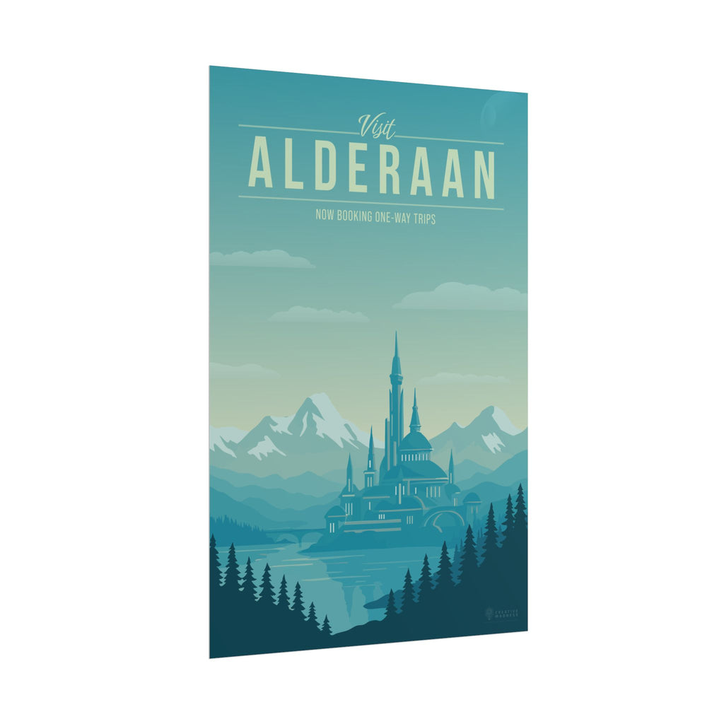 Alderaan Travel Poster