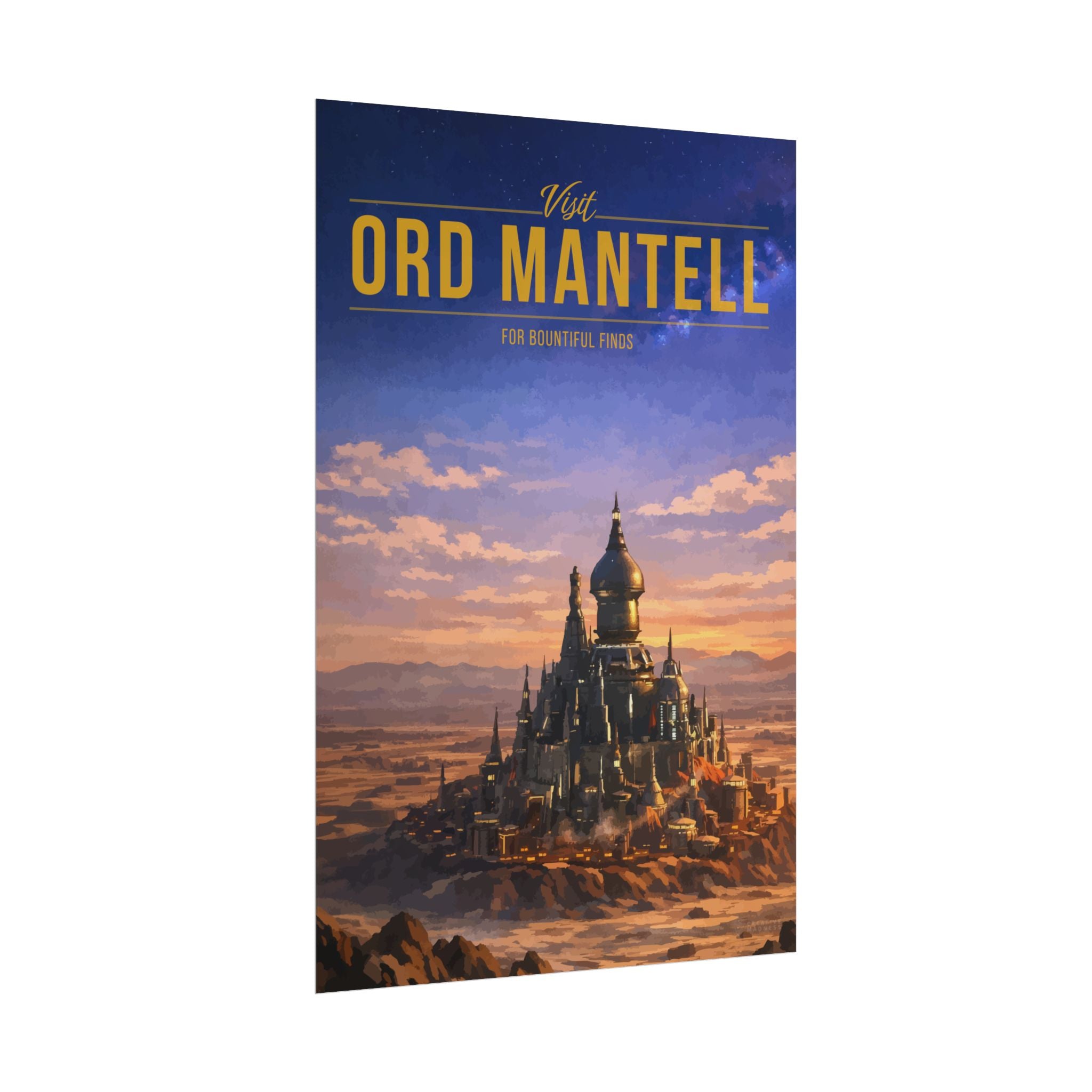 Ord Mantell Travel Poster