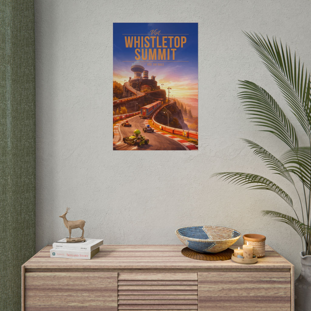 Whistletop Summit Travel Poster