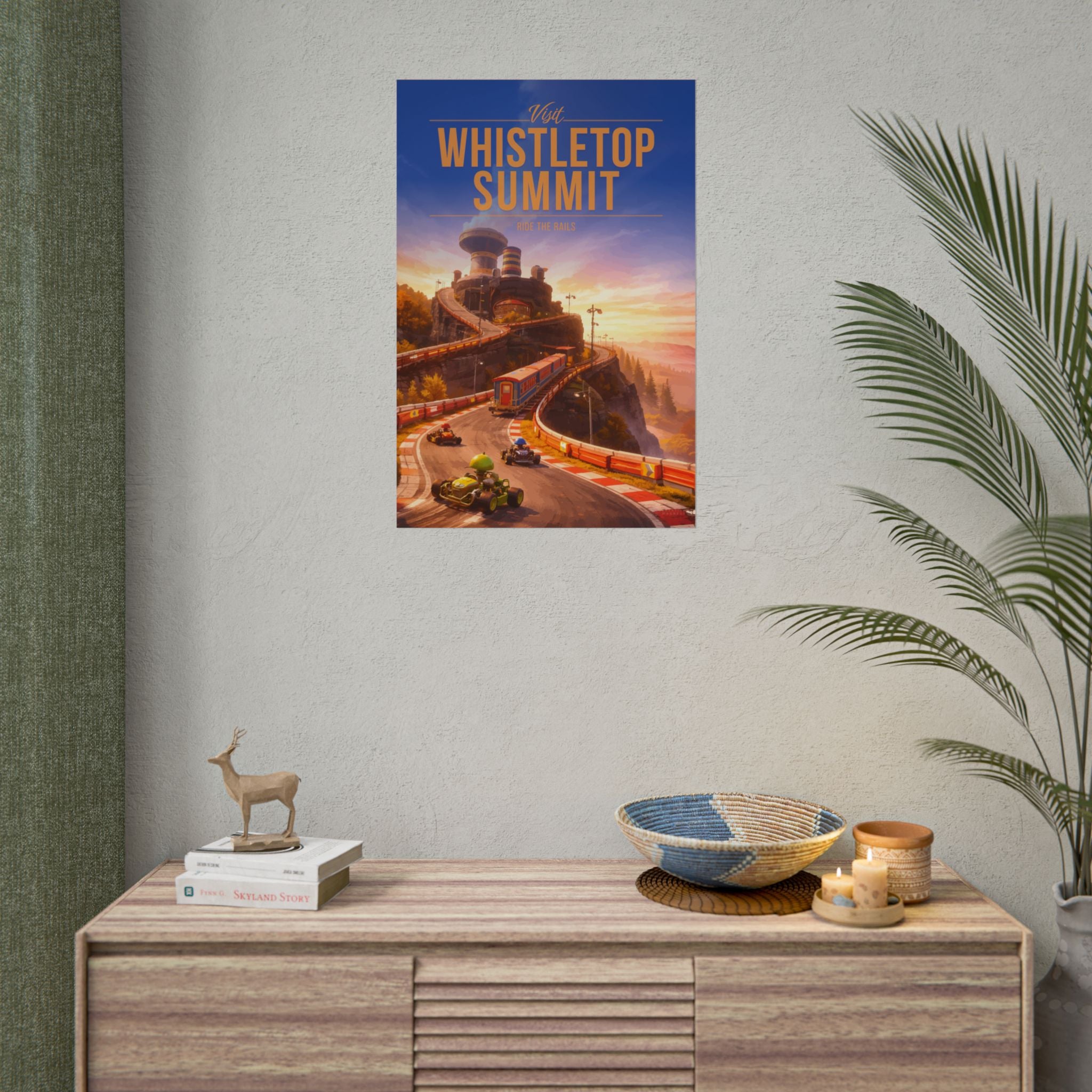 Whistletop Summit Travel Poster