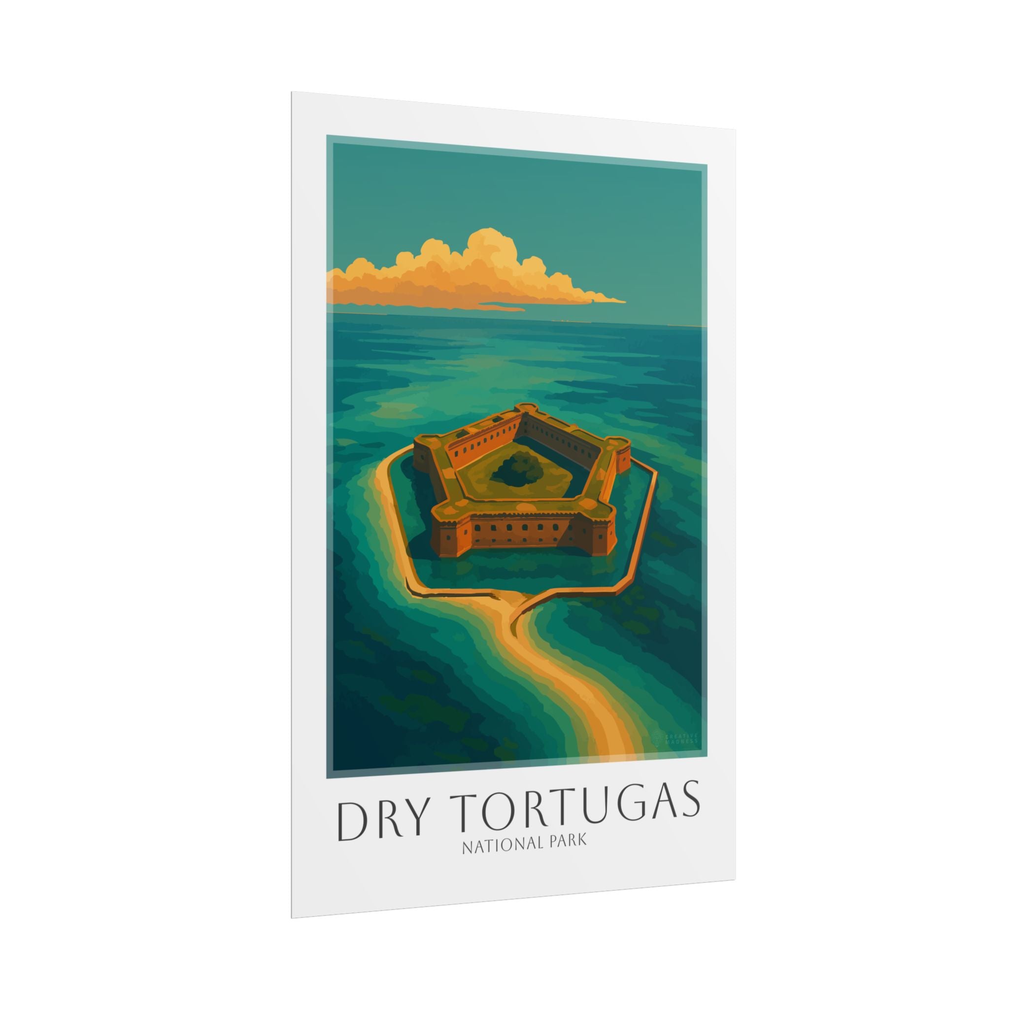 DRY TORTUGAS * Travel Poster * National Park Wall Art