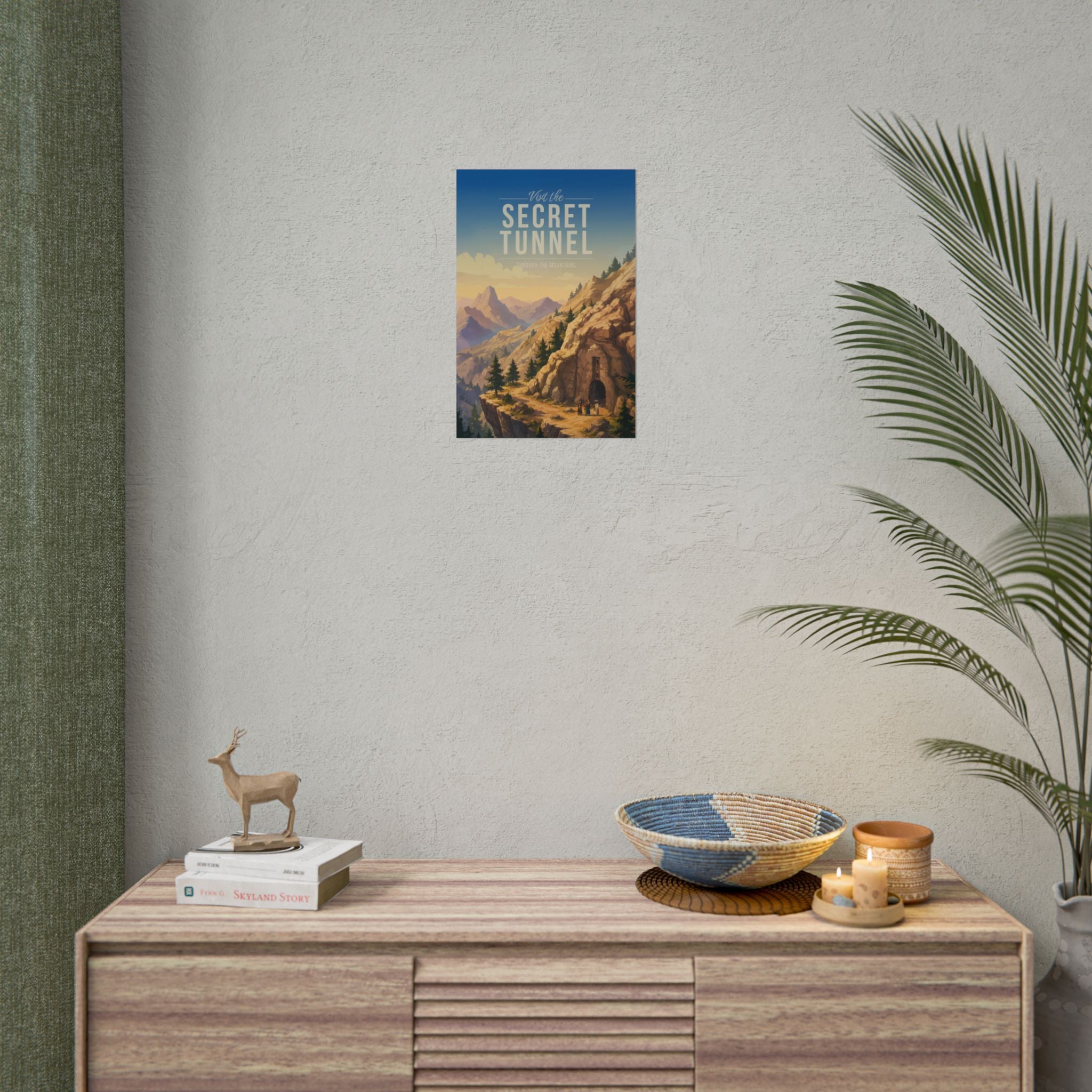 Secret-Tunnel Travel Poster