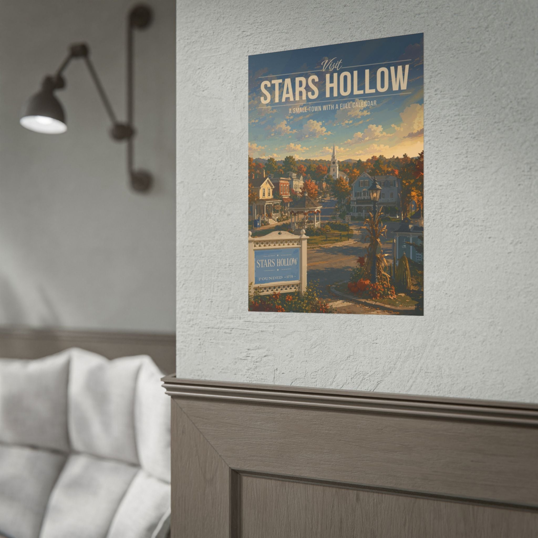 Stars Hollow Travel Poster