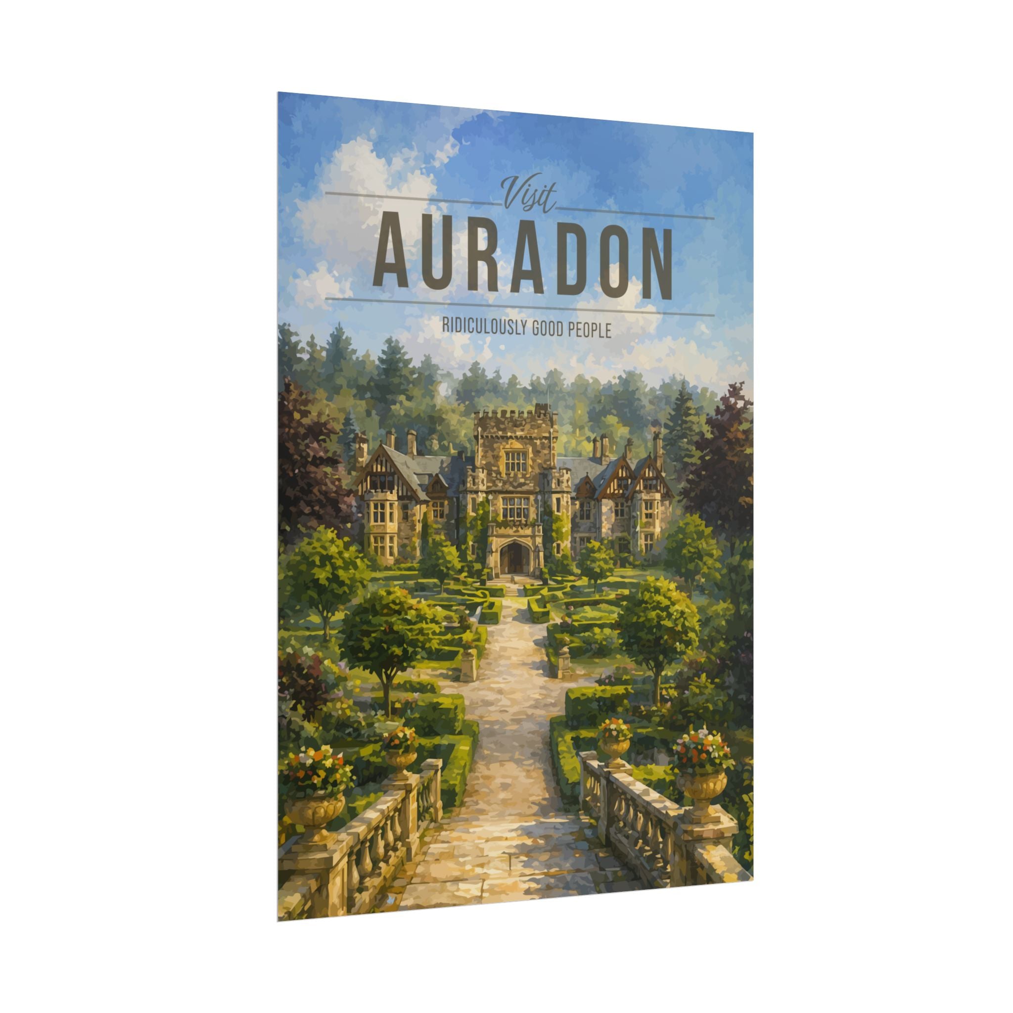Auradon Travel Poster