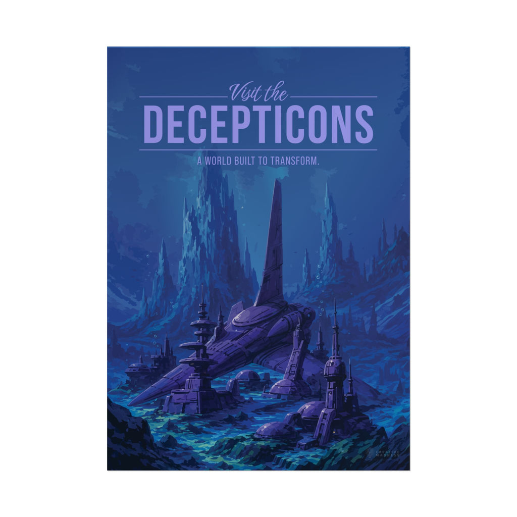 Decepticons Travel Poster