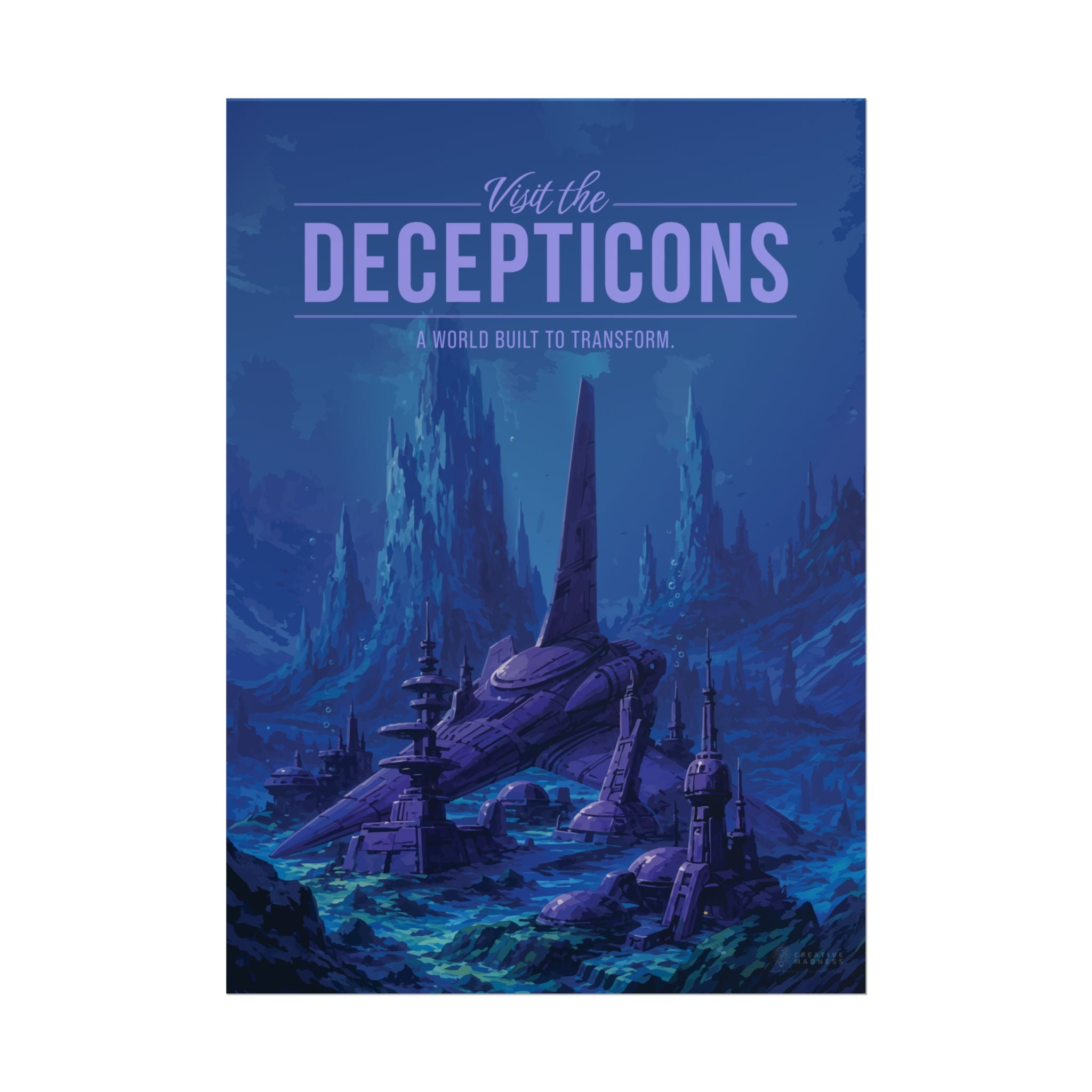 Decepticons Travel Poster