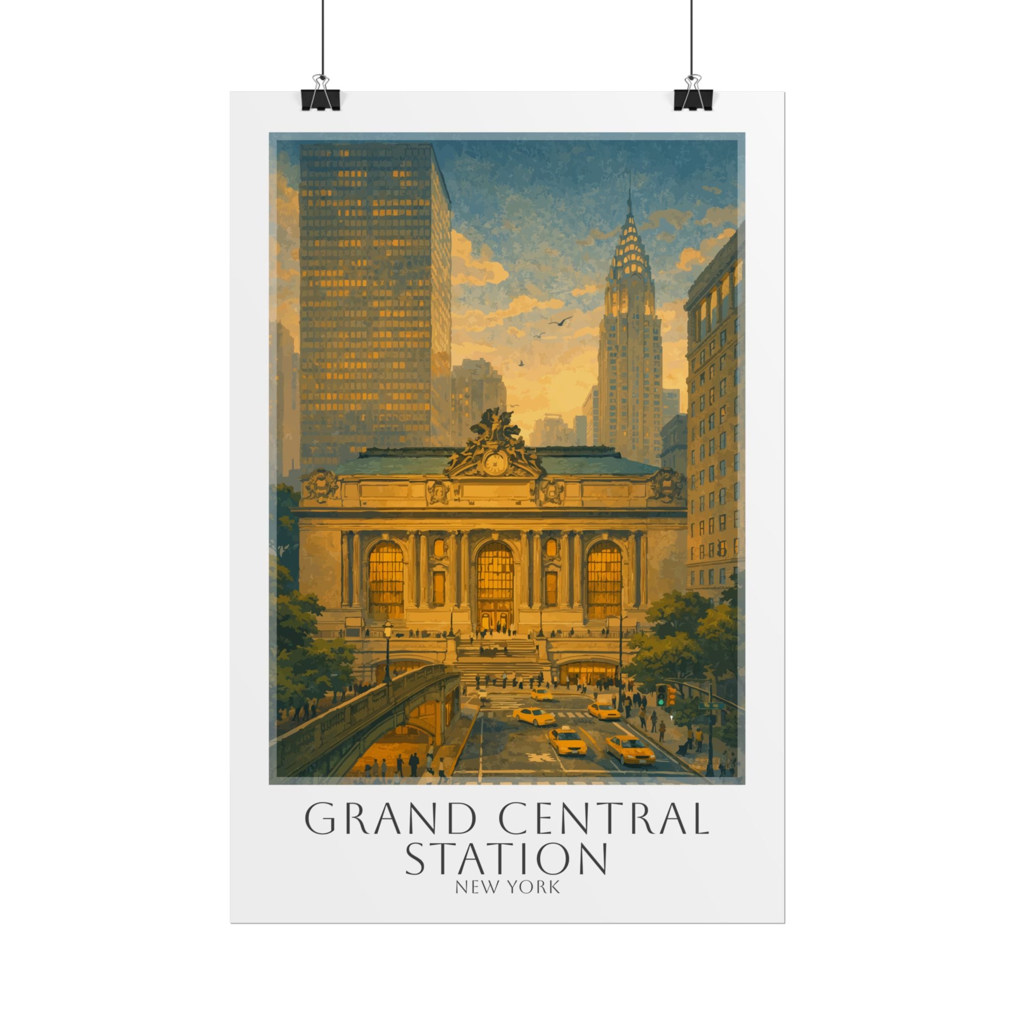 Grand Central Station Travel Poster