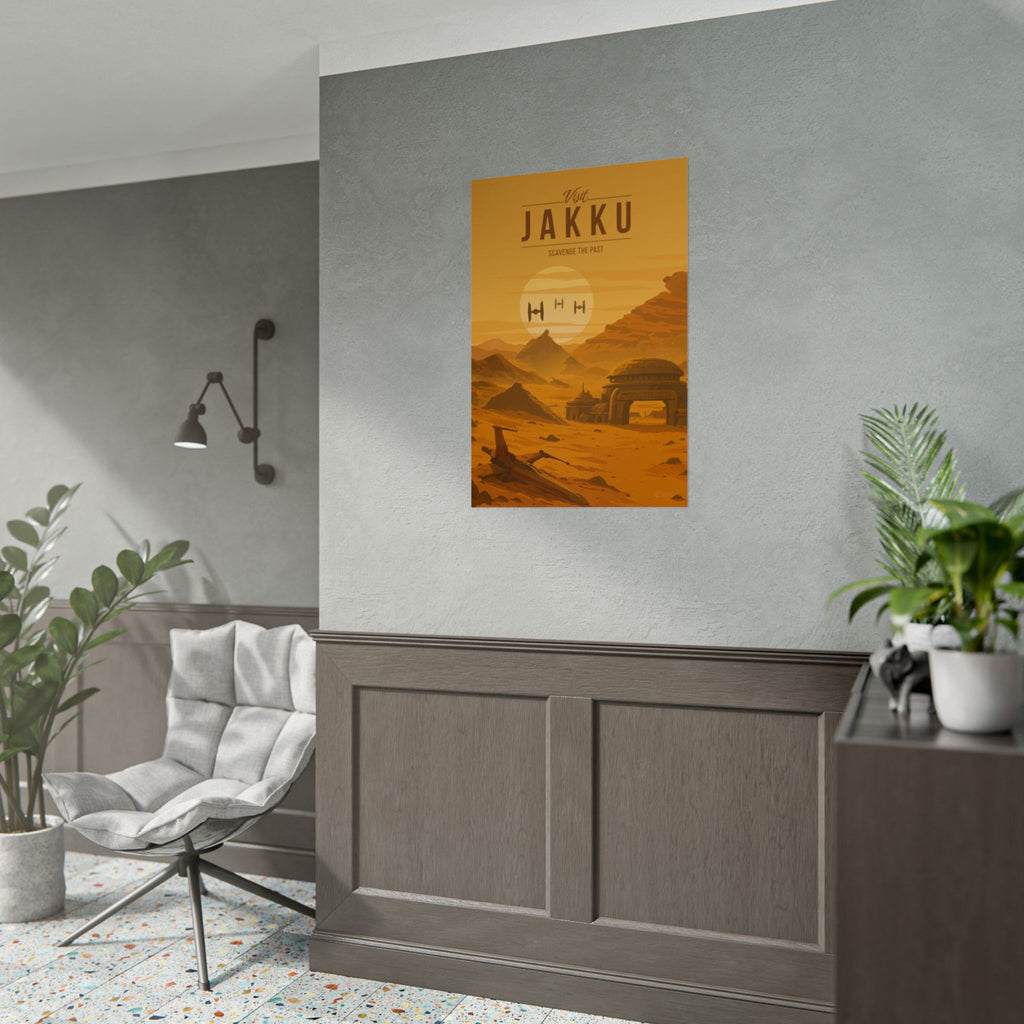 Jakku Travel Poster