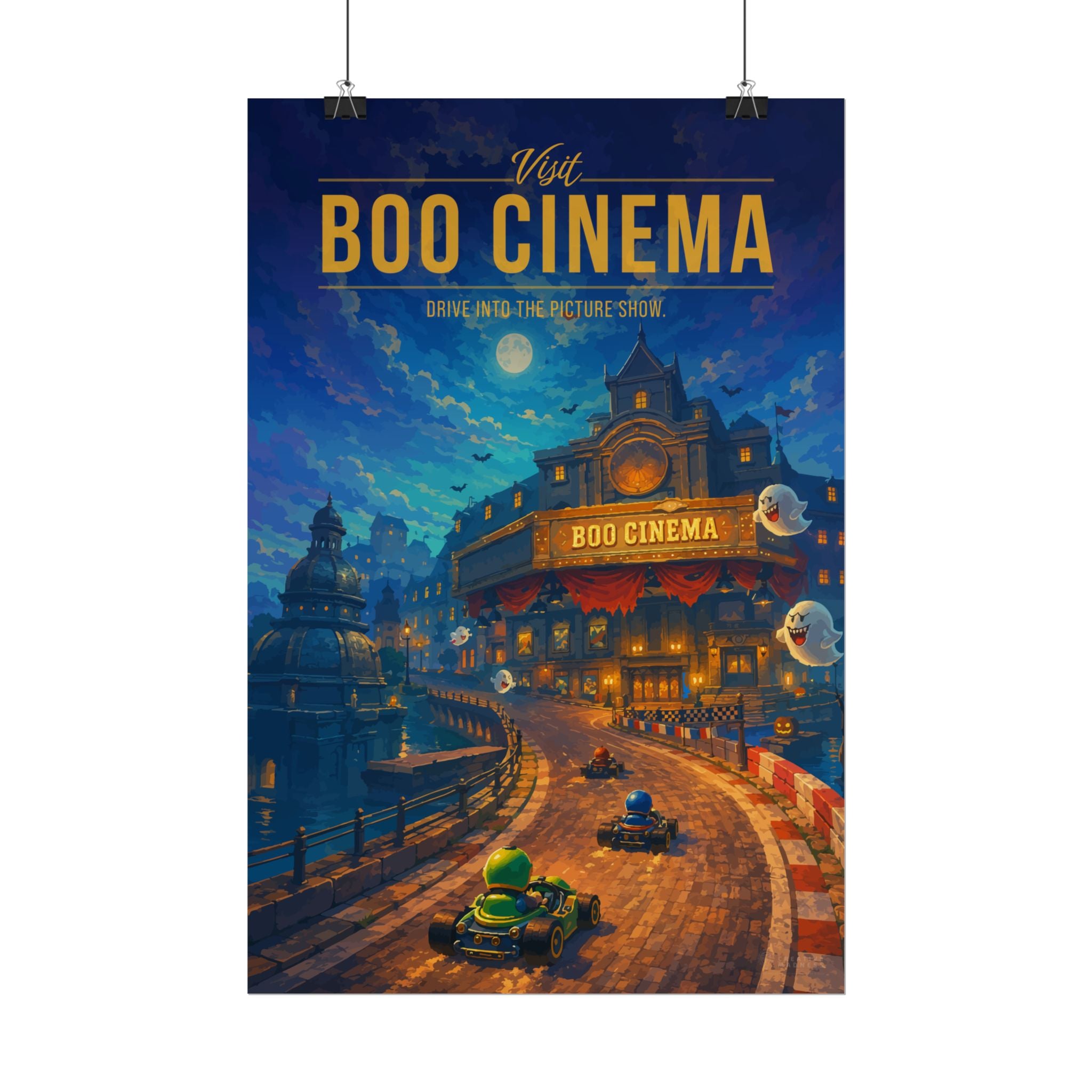 Boo Cinema Travel Poster