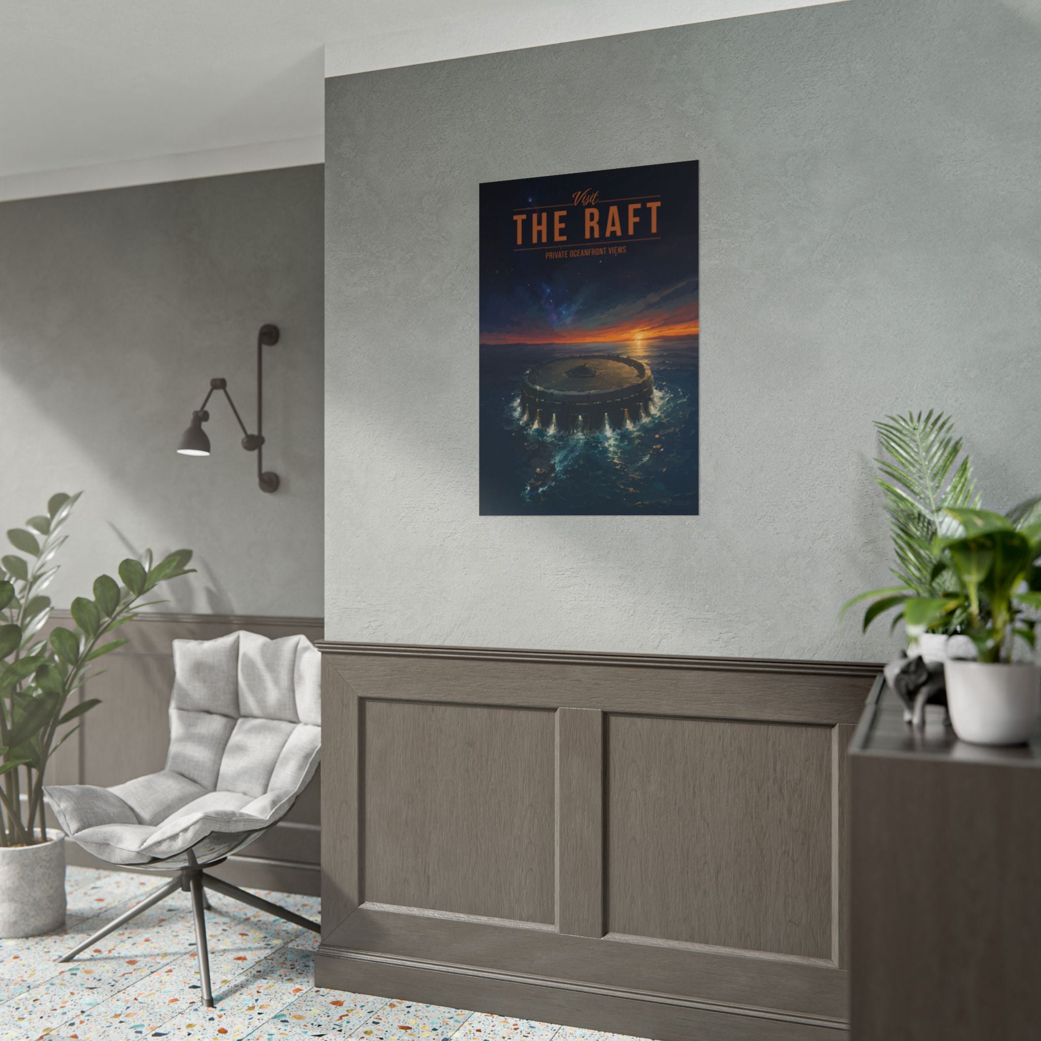The Raft Travel Poster