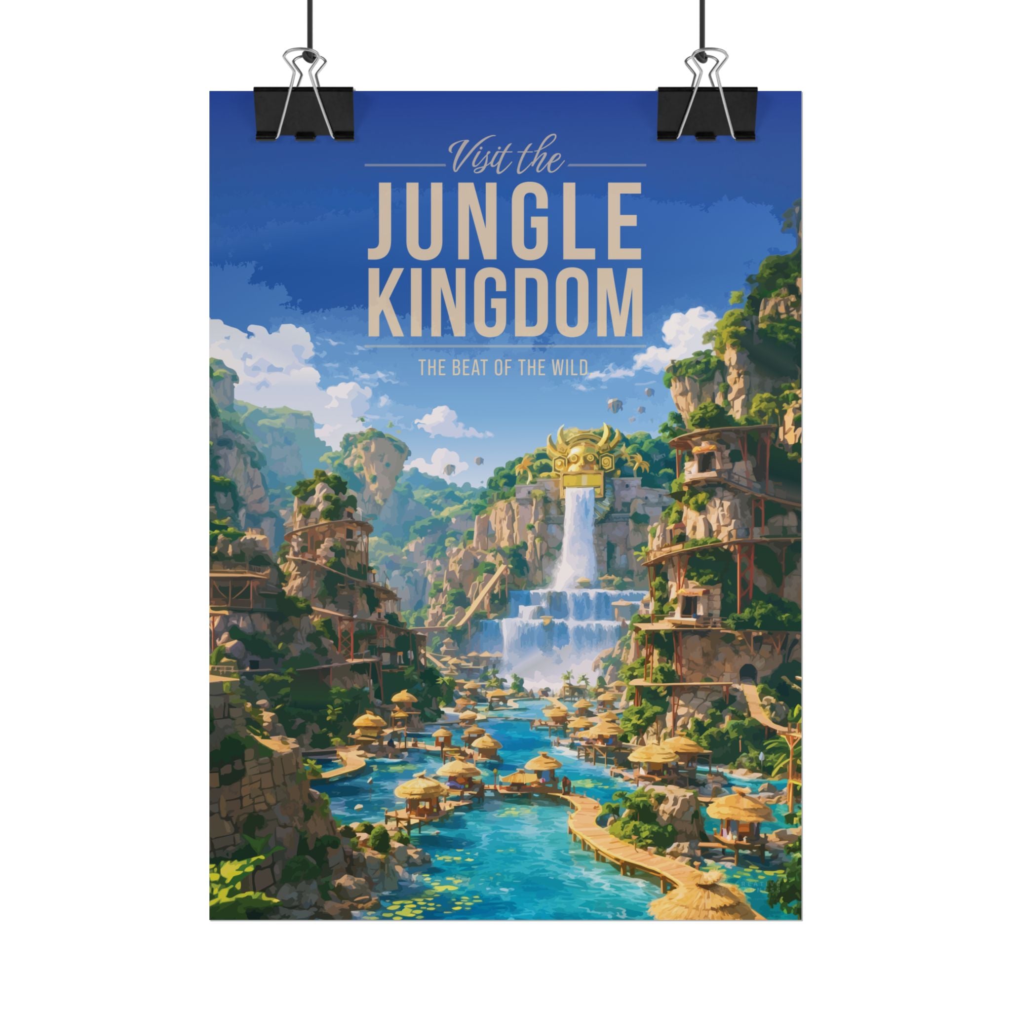 Jungle Kingdom Travel Poster