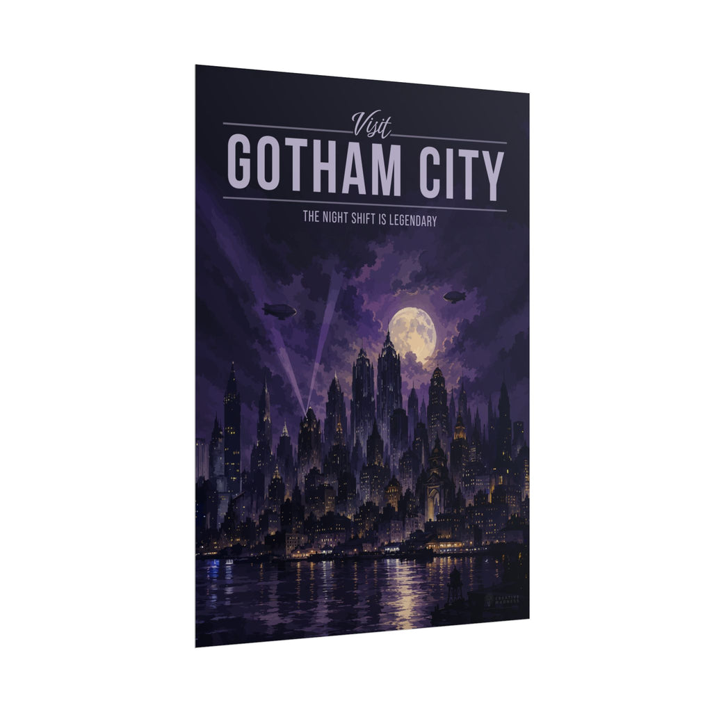 Gotham City Travel Poster