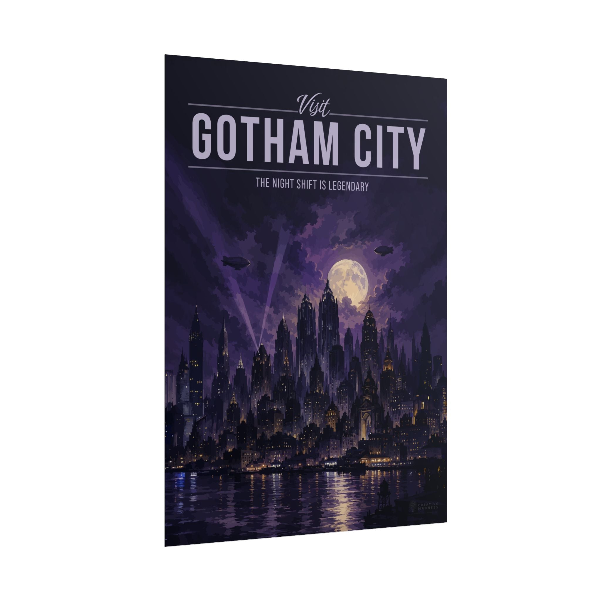 Gotham City Travel Poster