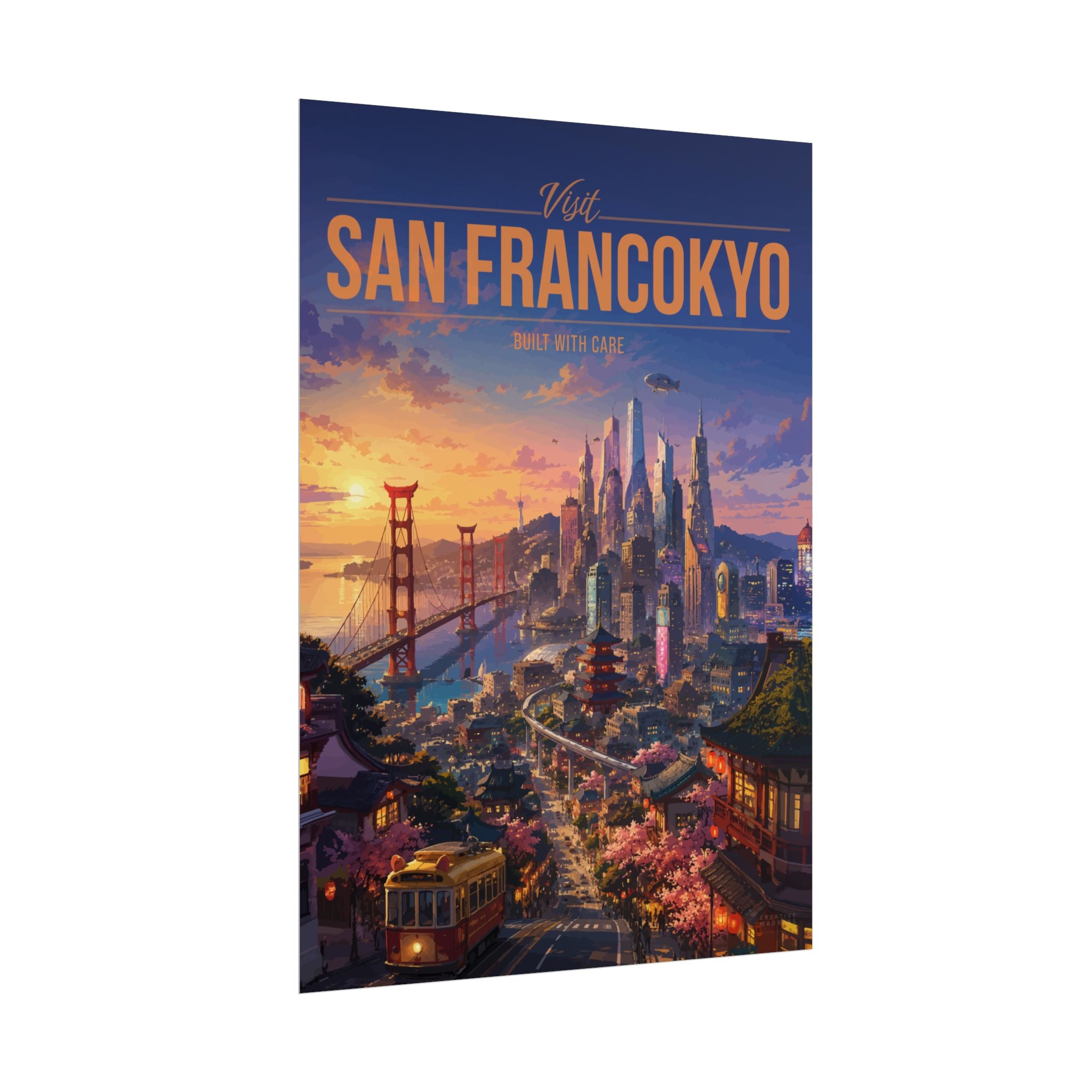 San Francokyo Travel Poster