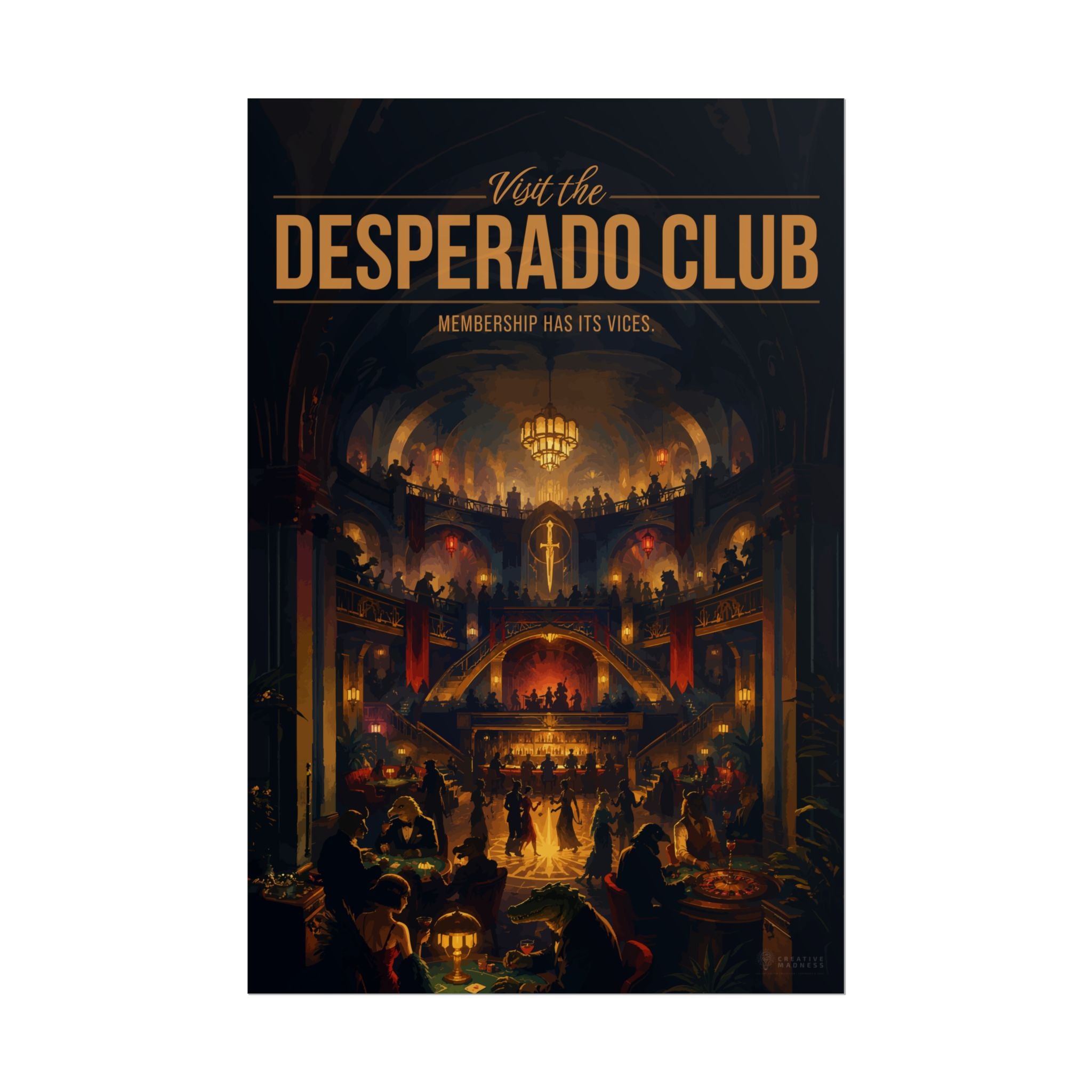 Desperado Club Travel Poster
