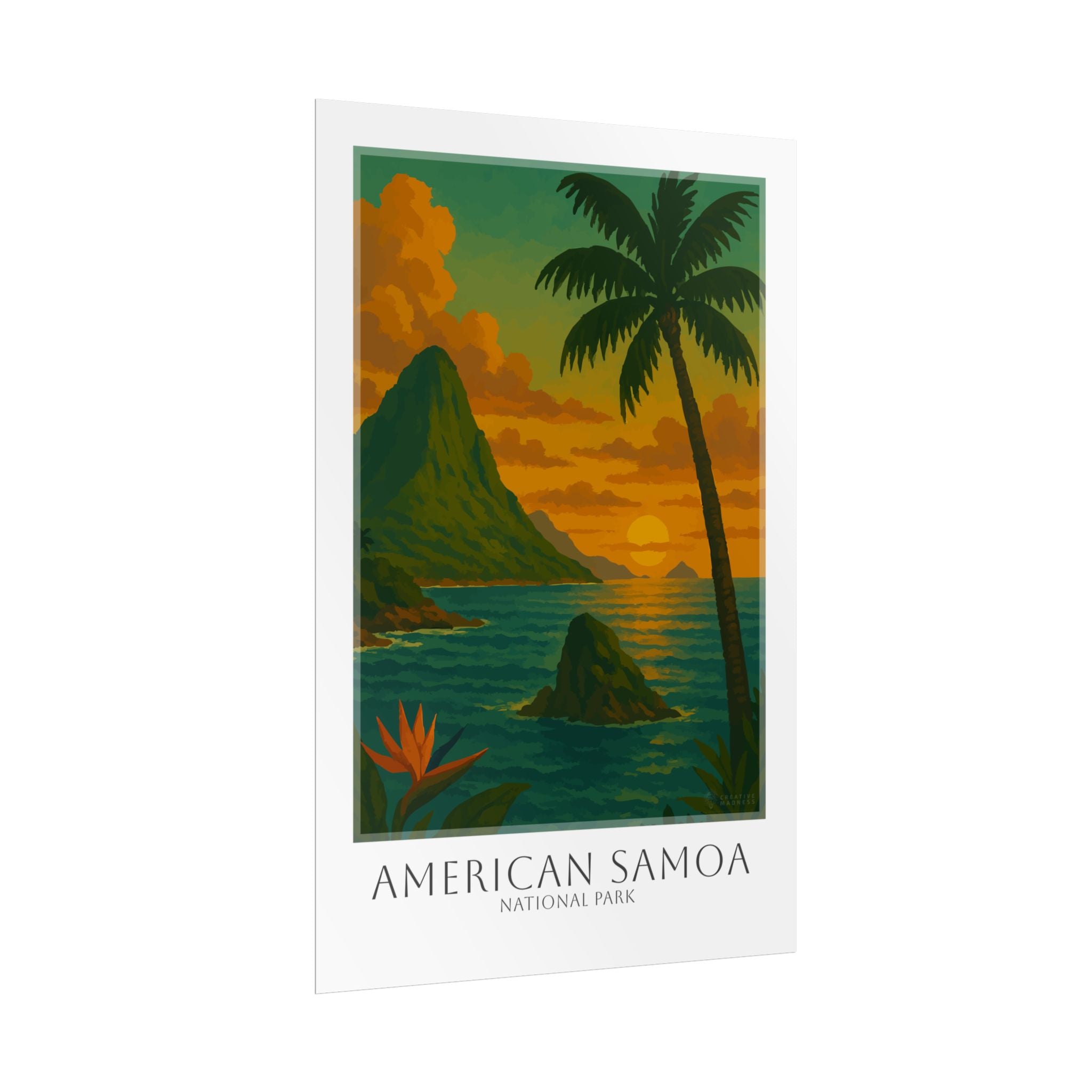 AMERICAN SAMOA * Travel Poster * National Park Wall Art