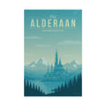 Alderaan Travel Poster