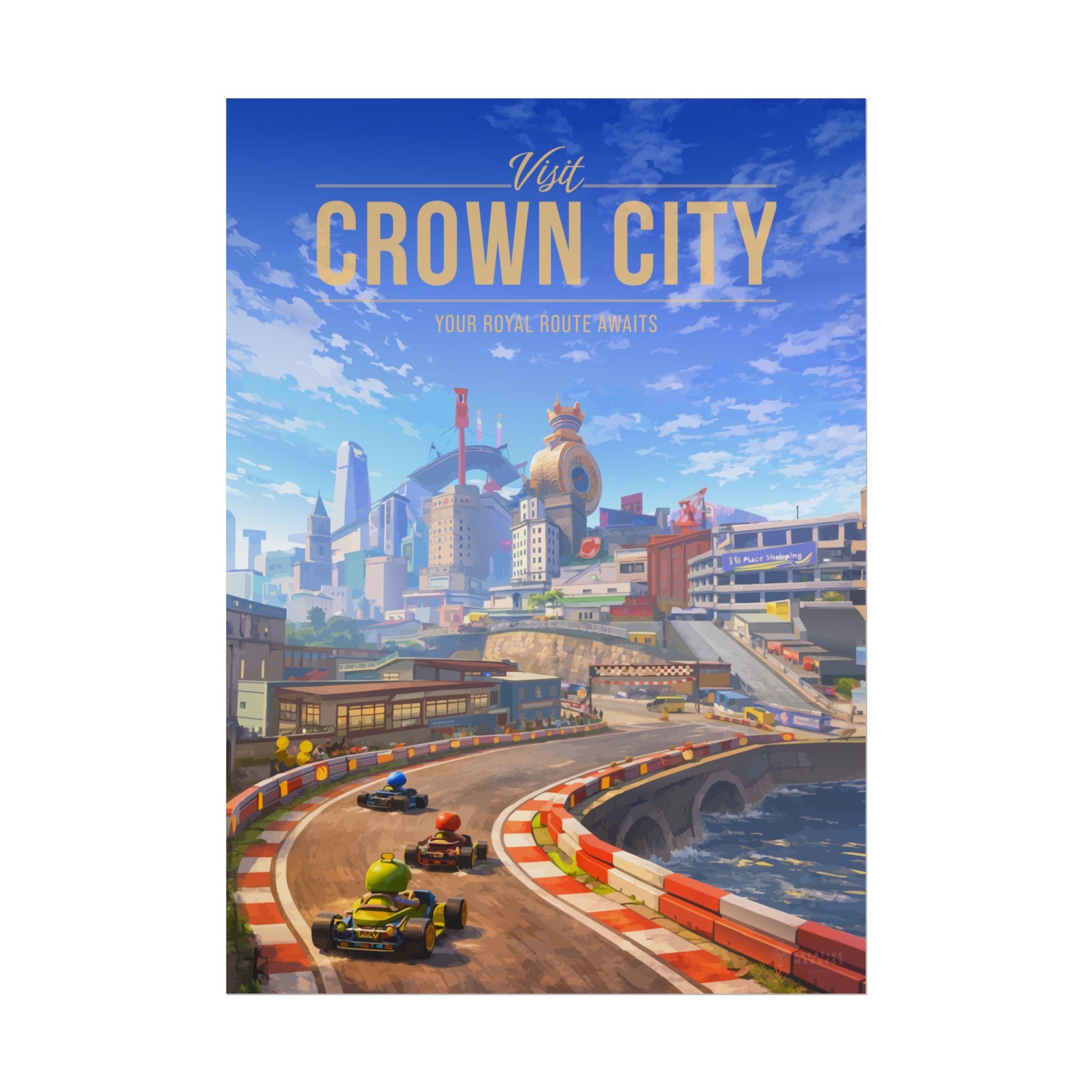 Crown City Travel Poster