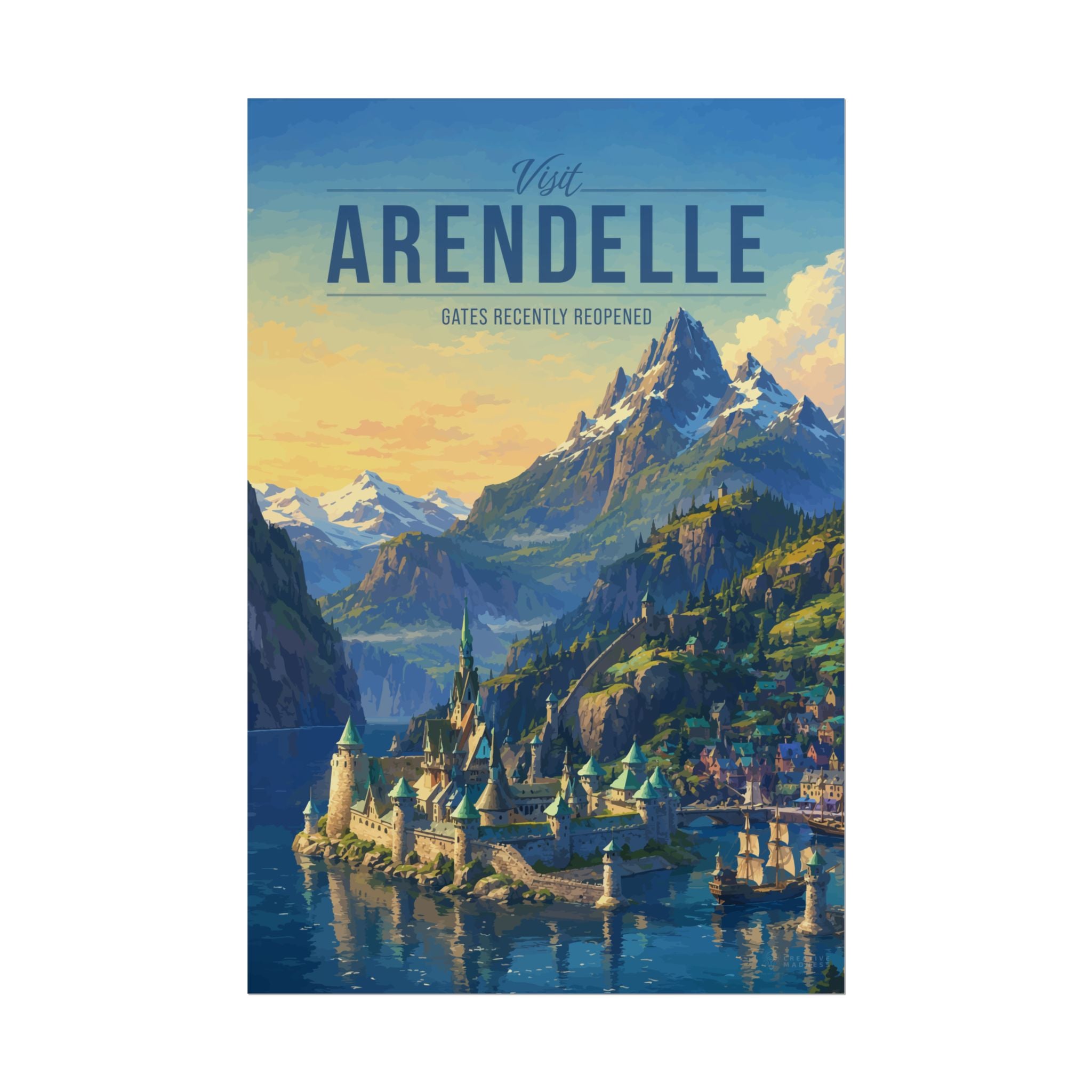 Arendelle Travel Poster