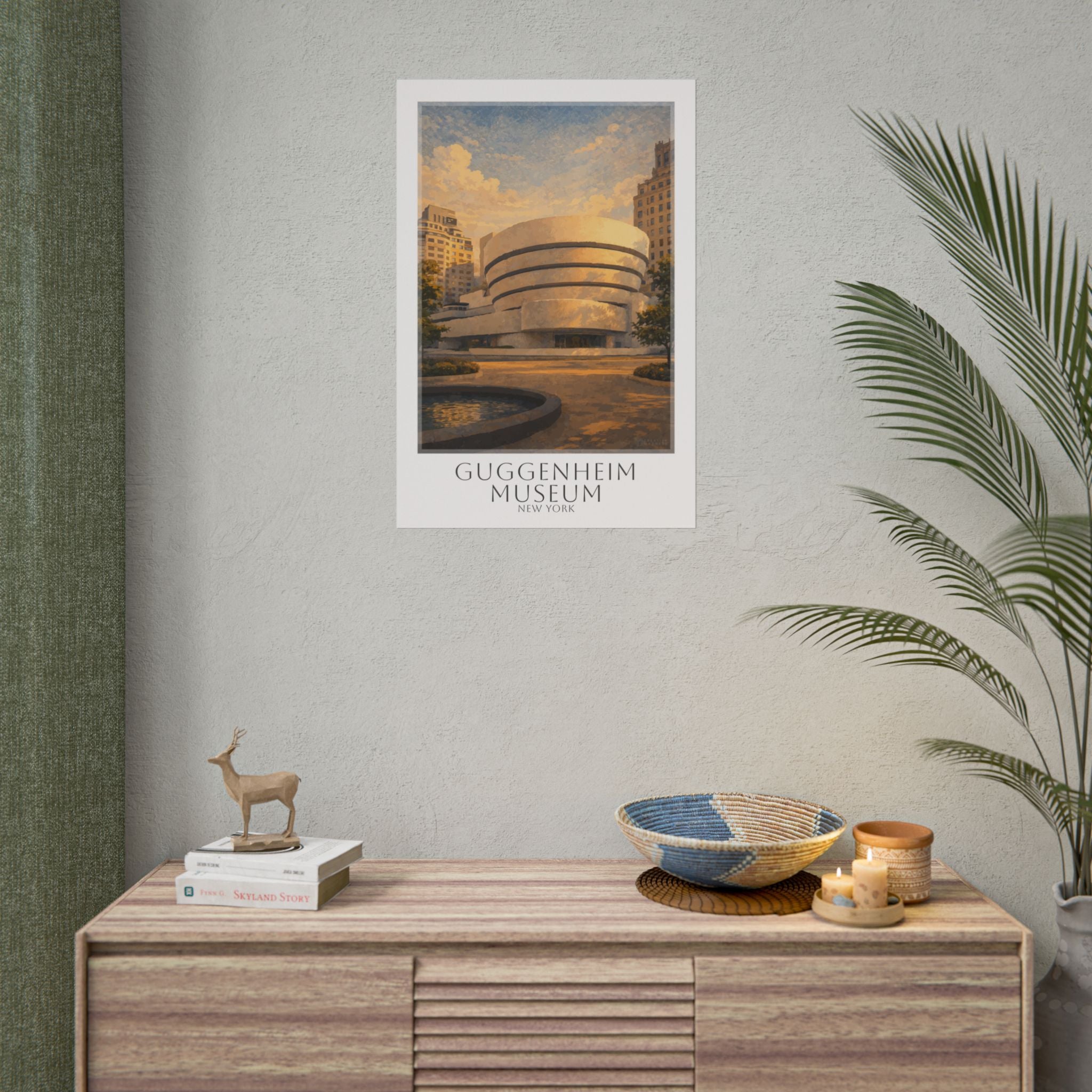 Guggenhiem Museum Travel Poster