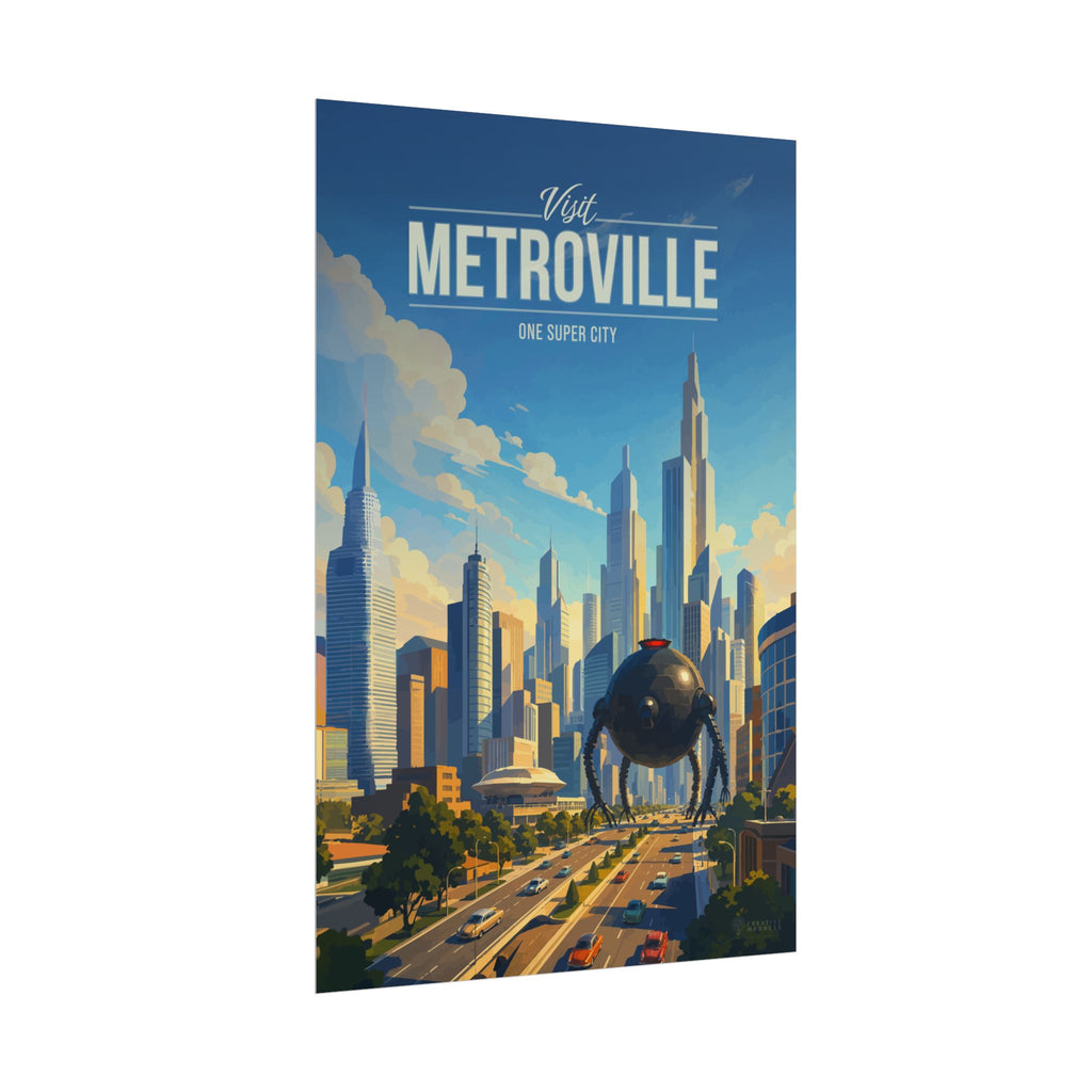 Metroville Travel Poster