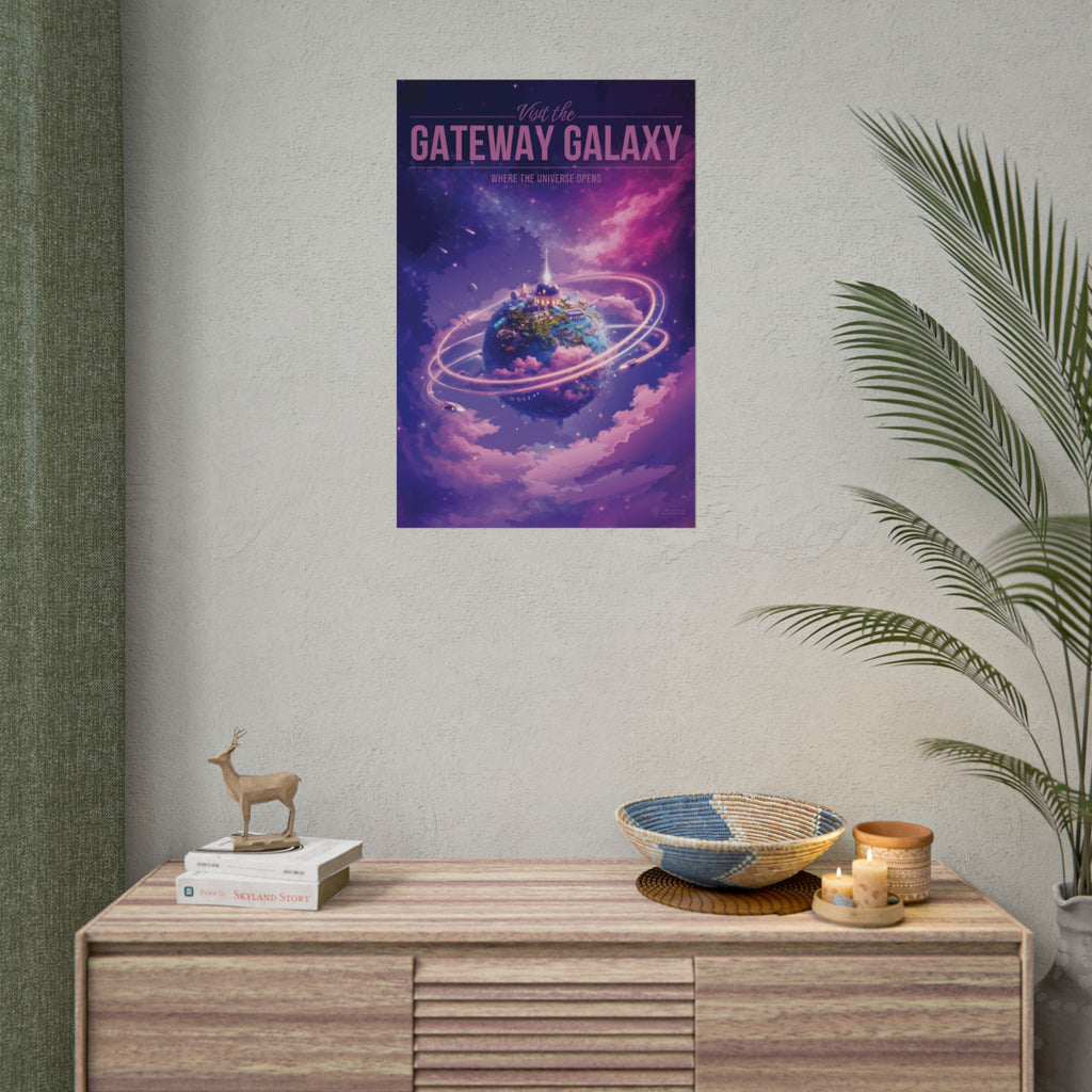 Gateway Galaxy Travel Poster