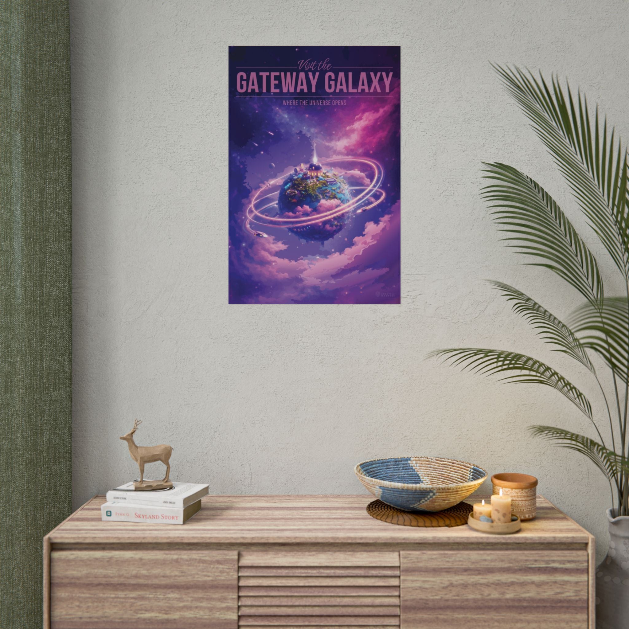 Gateway Galaxy Travel Poster