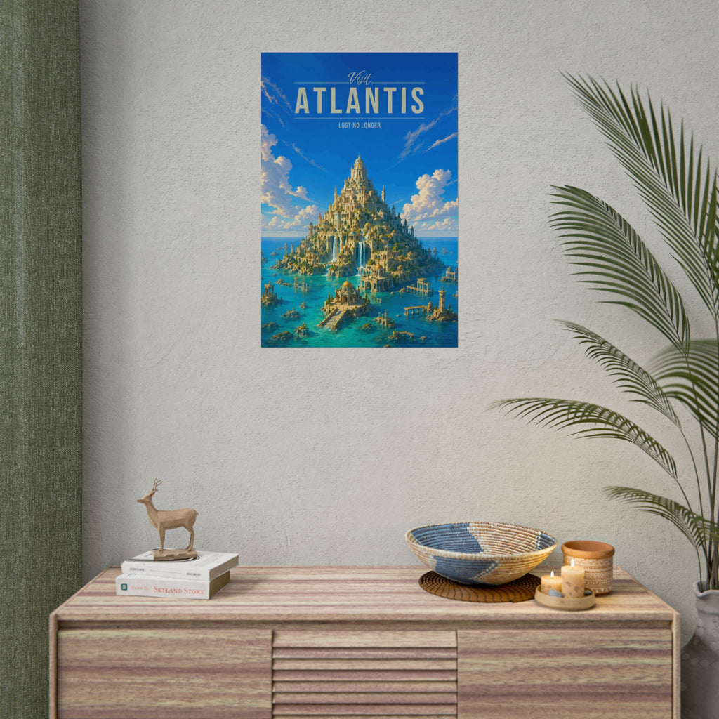 Atlantis Travel Poster