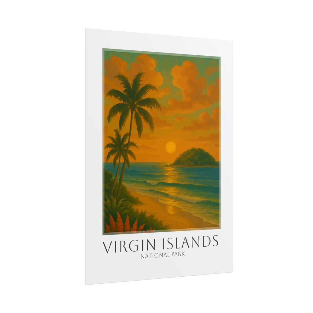VIRGIN ISLANDS * Travel Poster * National Park Wall Art
