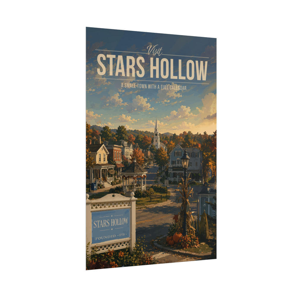 Stars Hollow Travel Poster