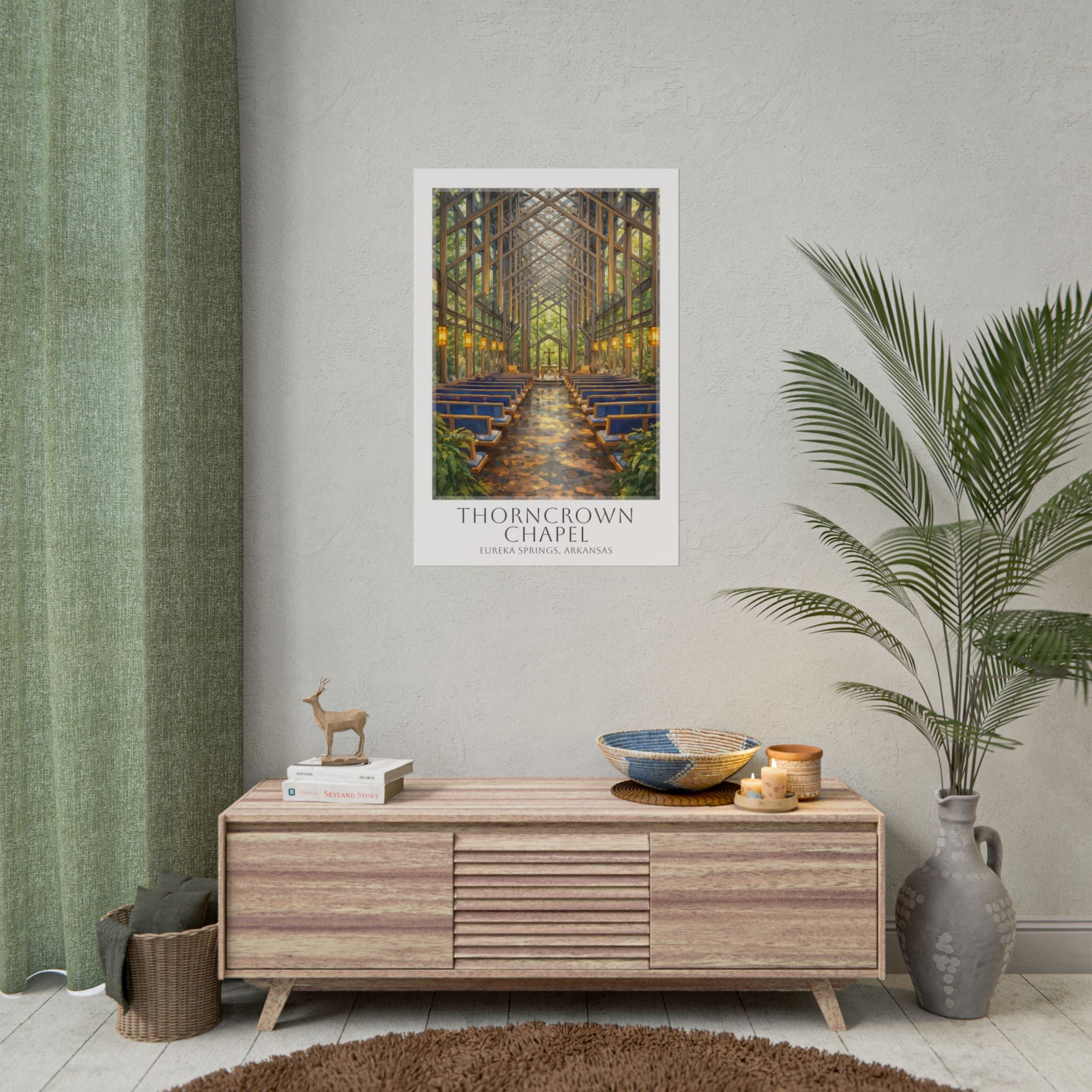 Thorncrown Chapel Travel Poster