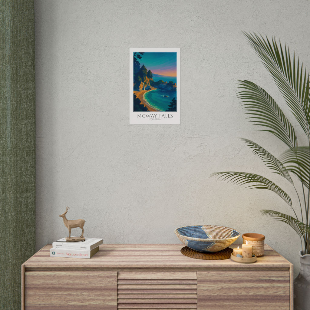 Mcway Falls Travel Poster