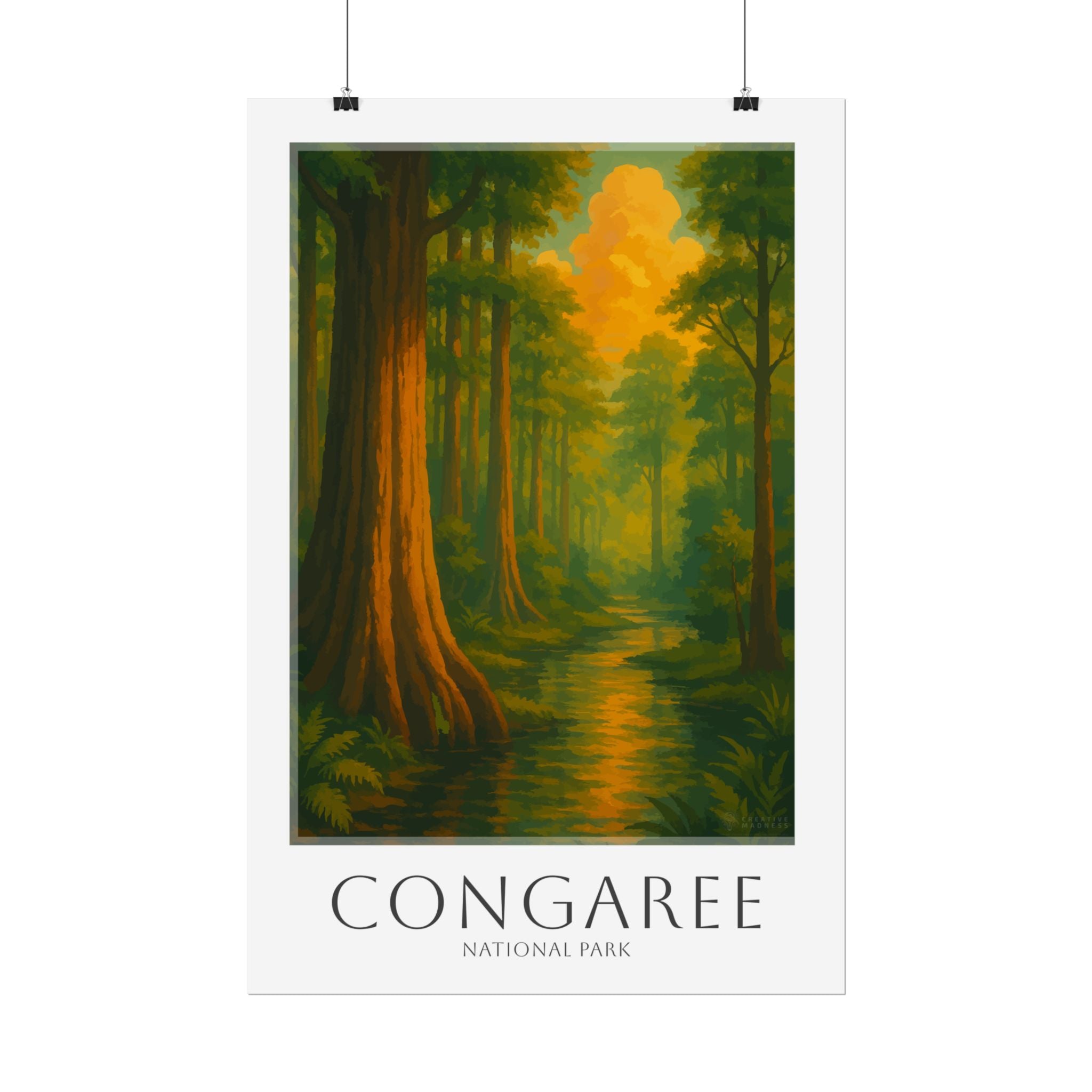CONGAREE * Travel Poster * National Park Wall Art
