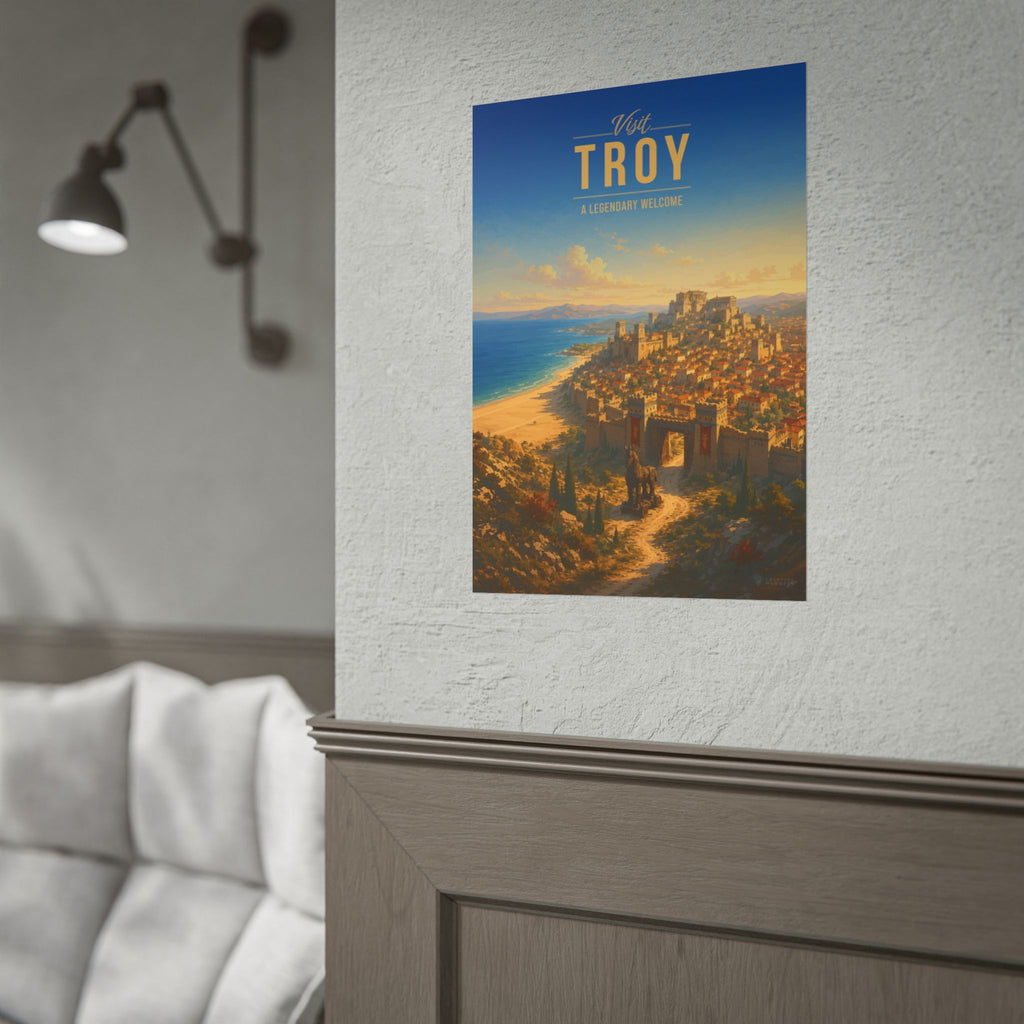 Troy Travel Poster