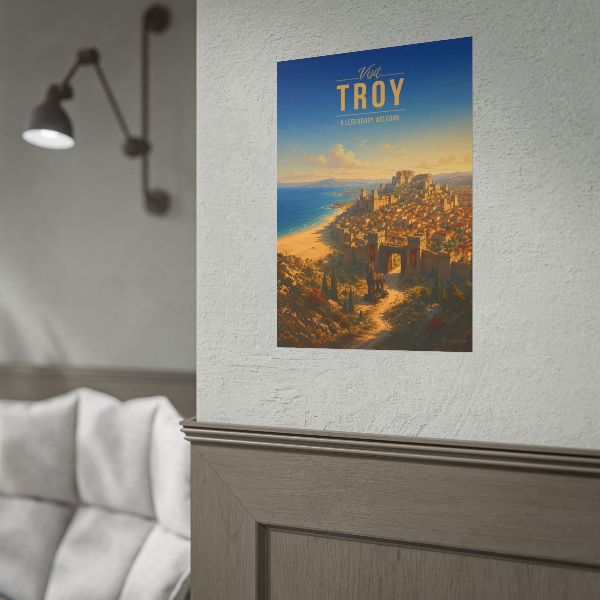 Troy Travel Poster