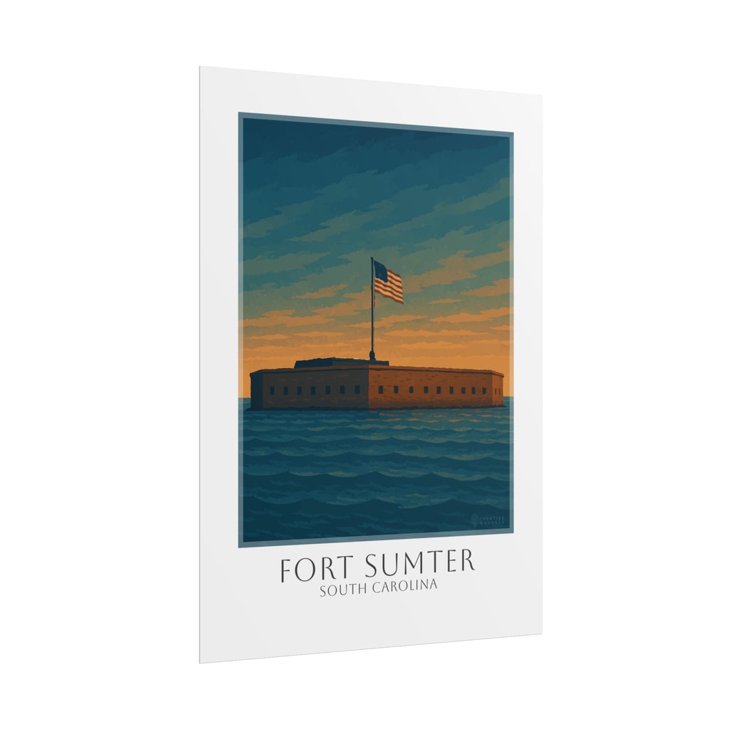 Fort Sumter Travel Poster