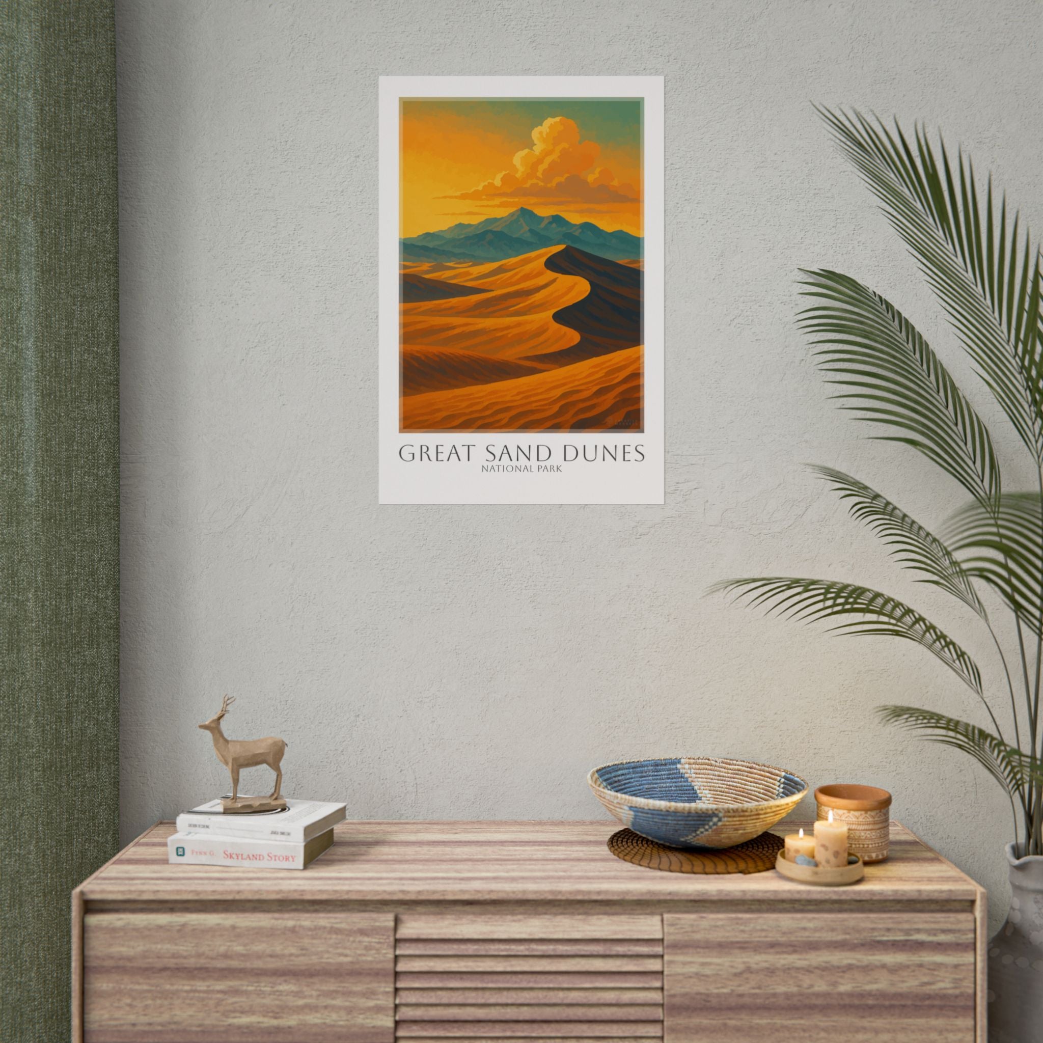 GREAT SAND DUNES  * Travel Poster * National Park Wall Art