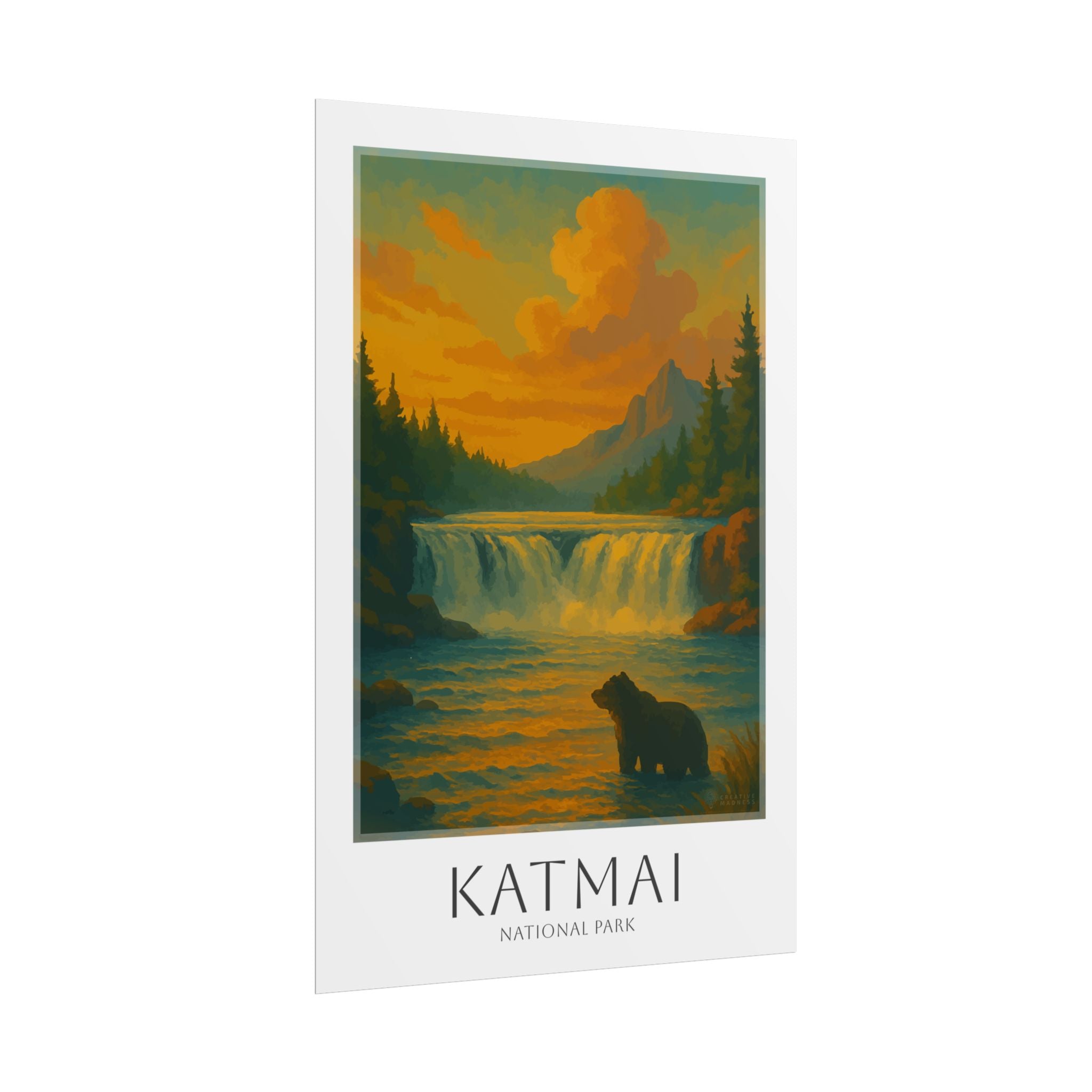 KATMAI * Travel Poster * National Park Wall Art