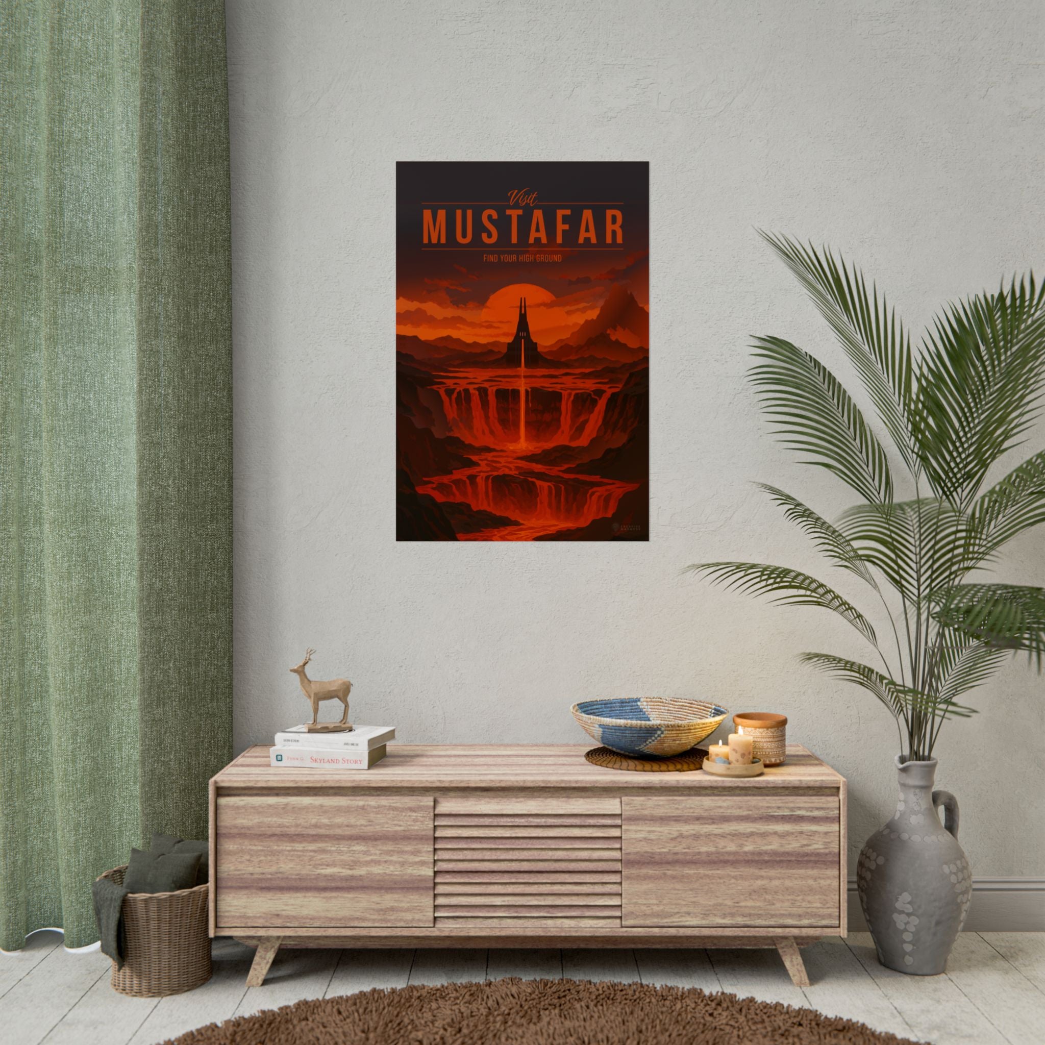 Mustafar Travel Poster