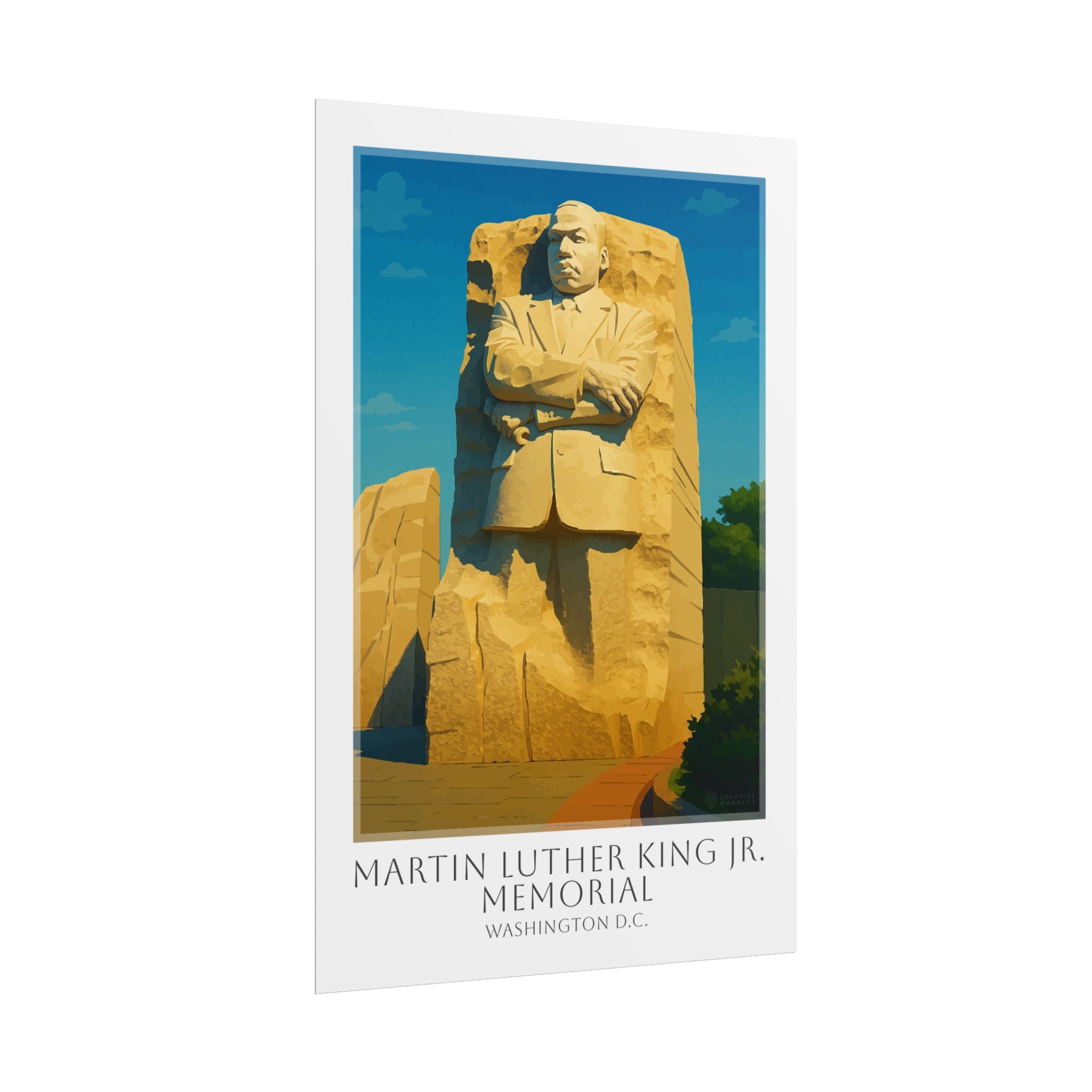 Mlk Jr Memorial Travel Poster