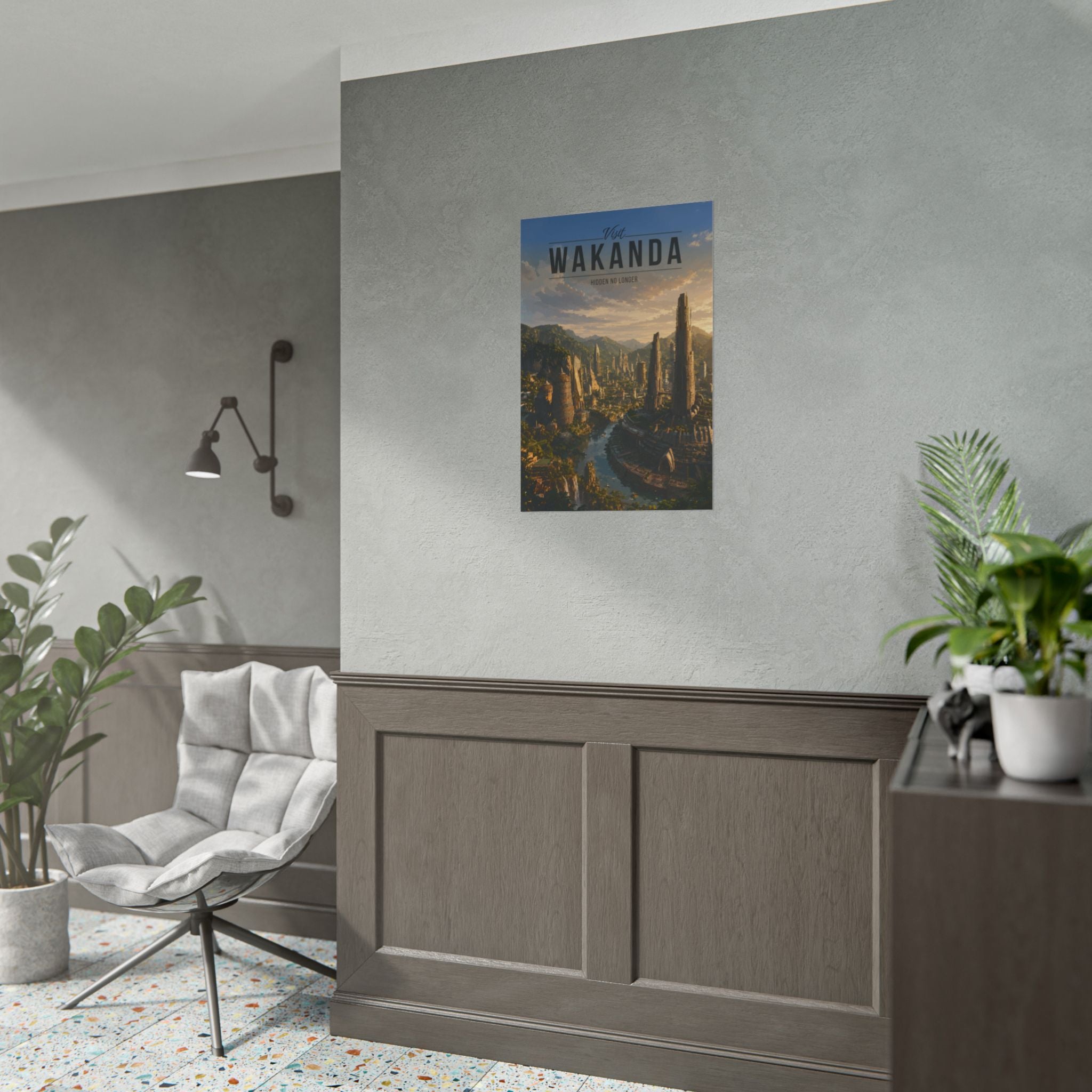 Wakanda Travel Poster